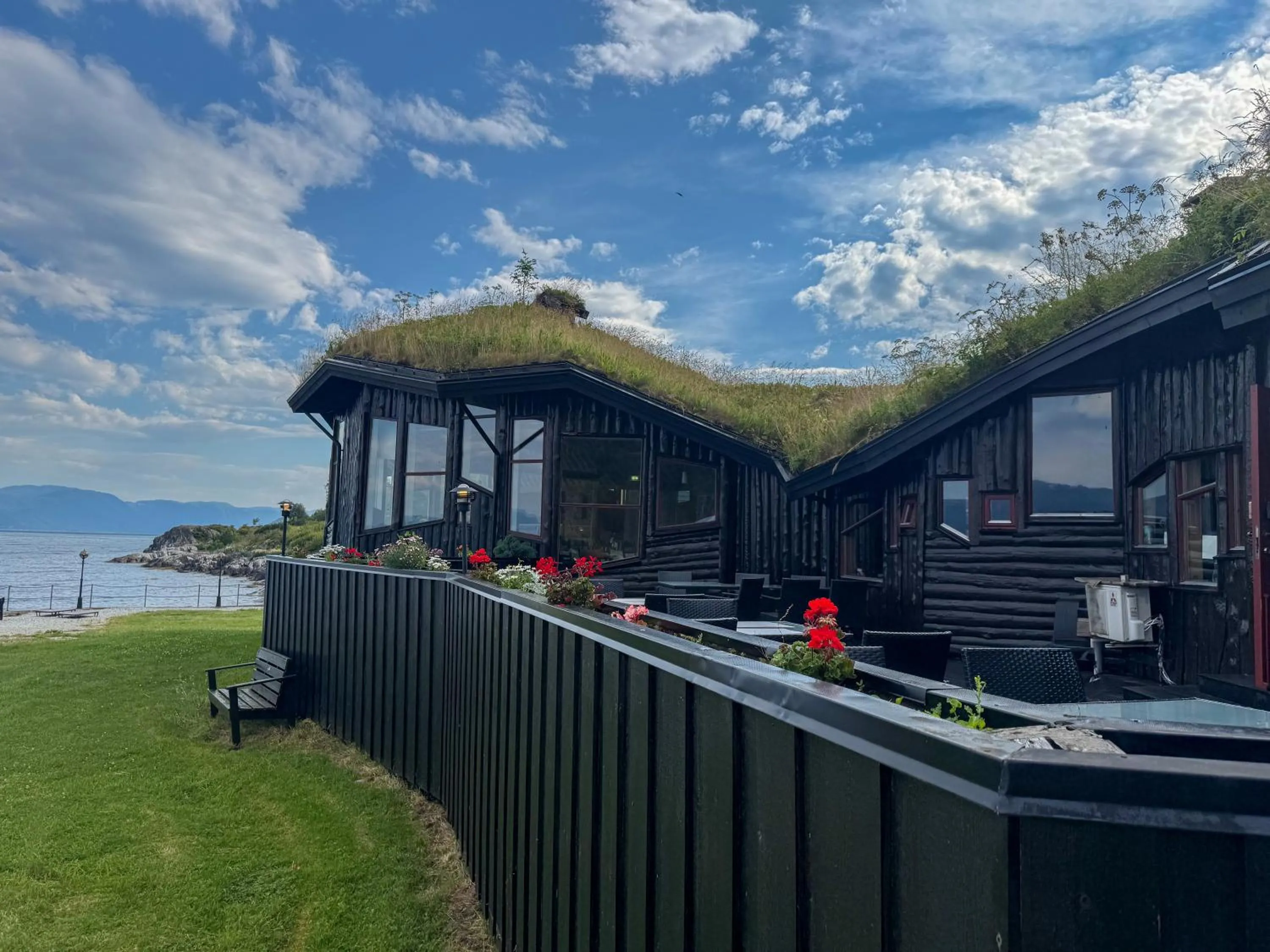Patio in Brekkestranda Fjordhotel