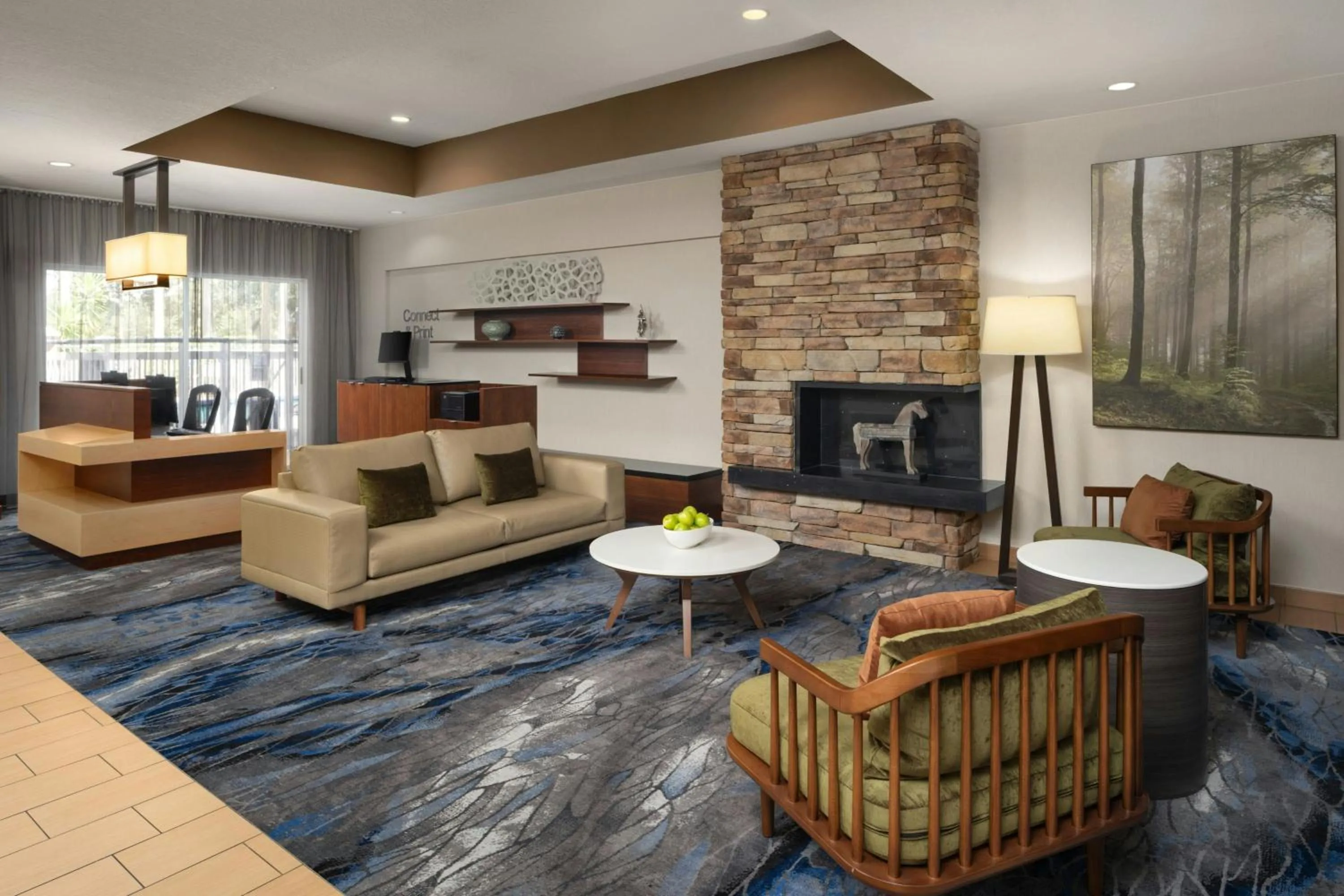 Lobby or reception in Fairfield Inn Orlando Airport