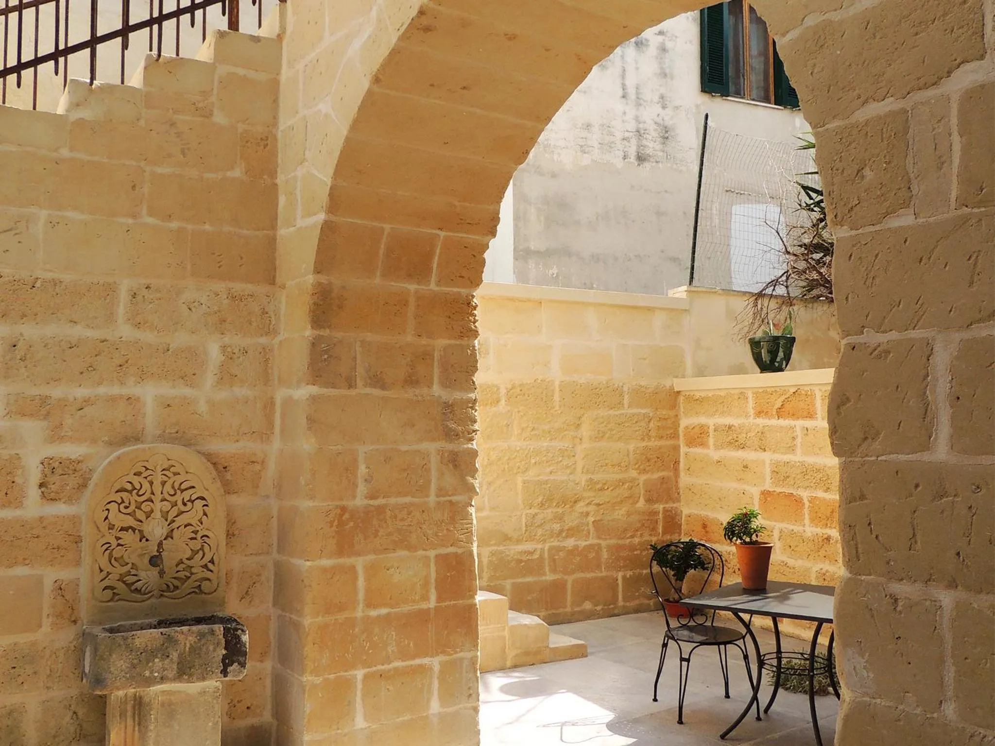 Patio in Le Luminarie B&B