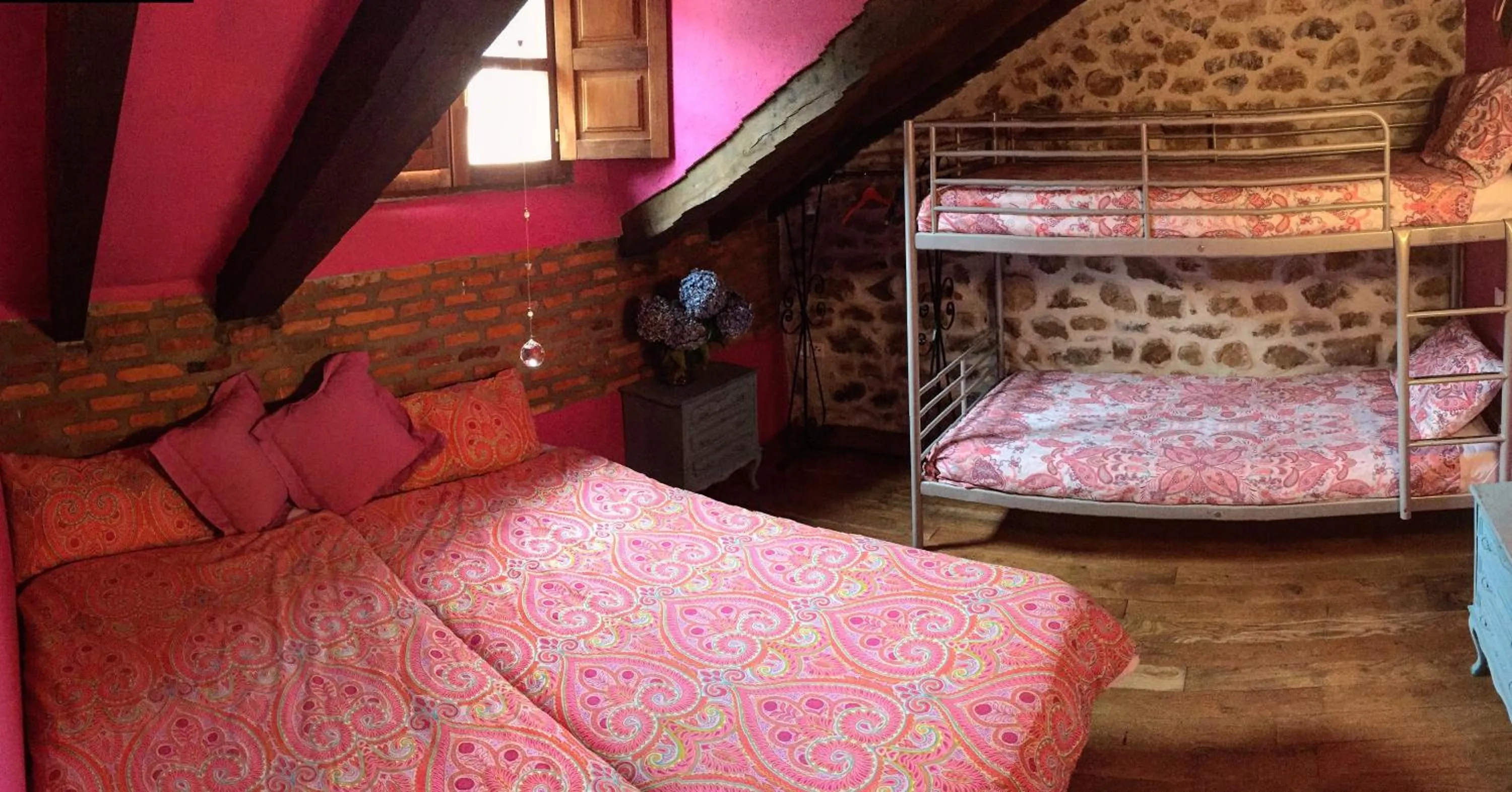 Bed in La Casona de Rudagüera