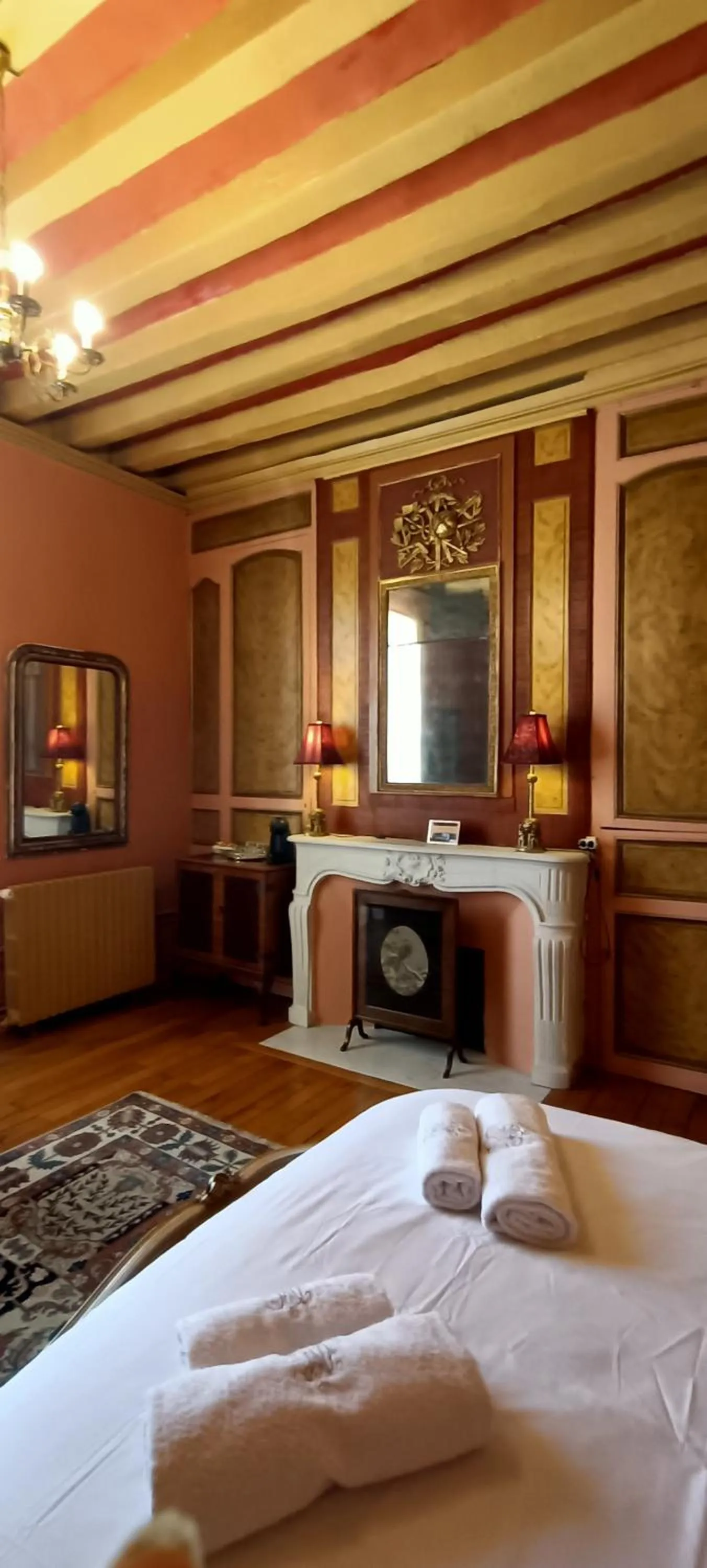 Bed in Chateau de la Grand'Maison