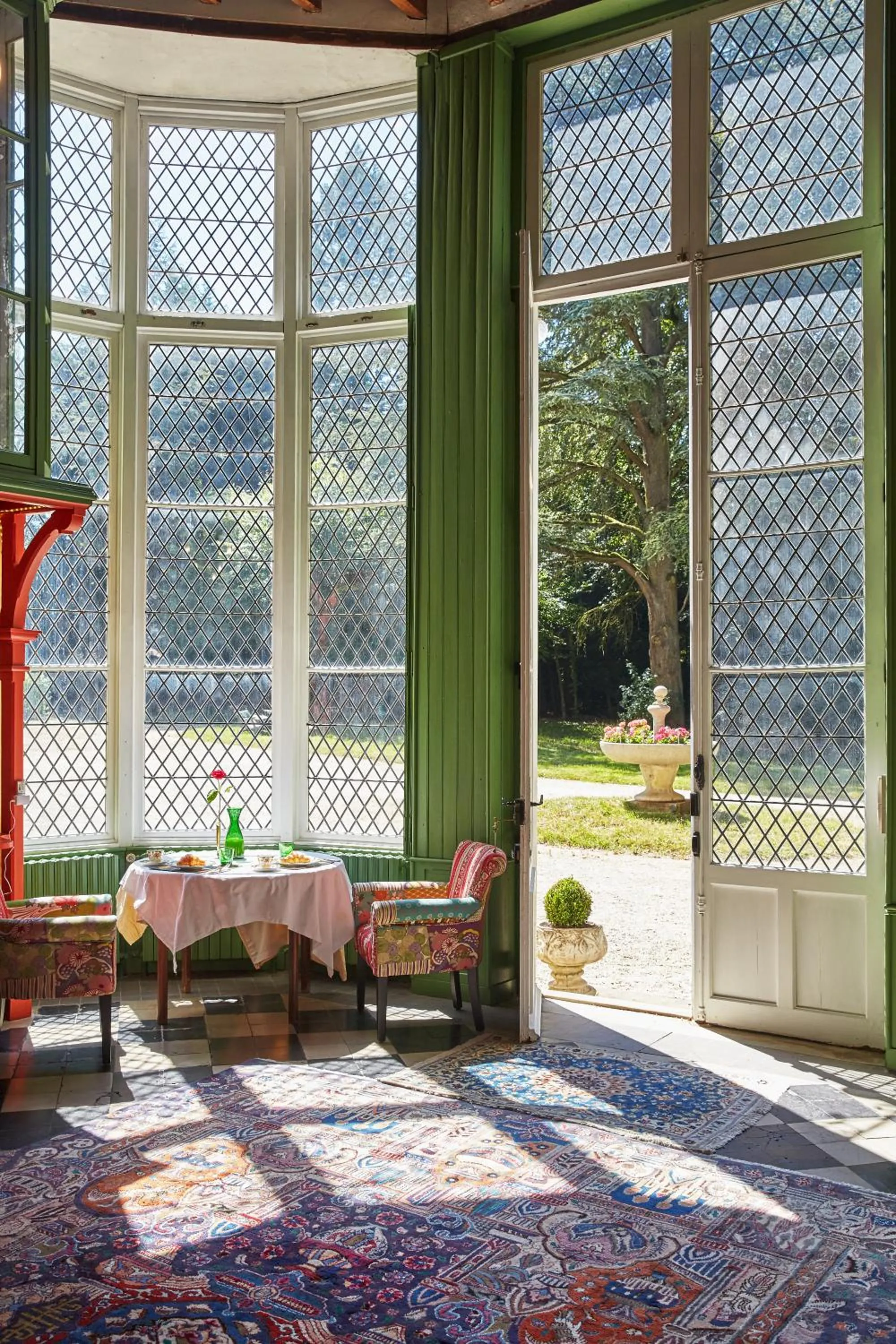 Garden in Chateau de la Grand'Maison