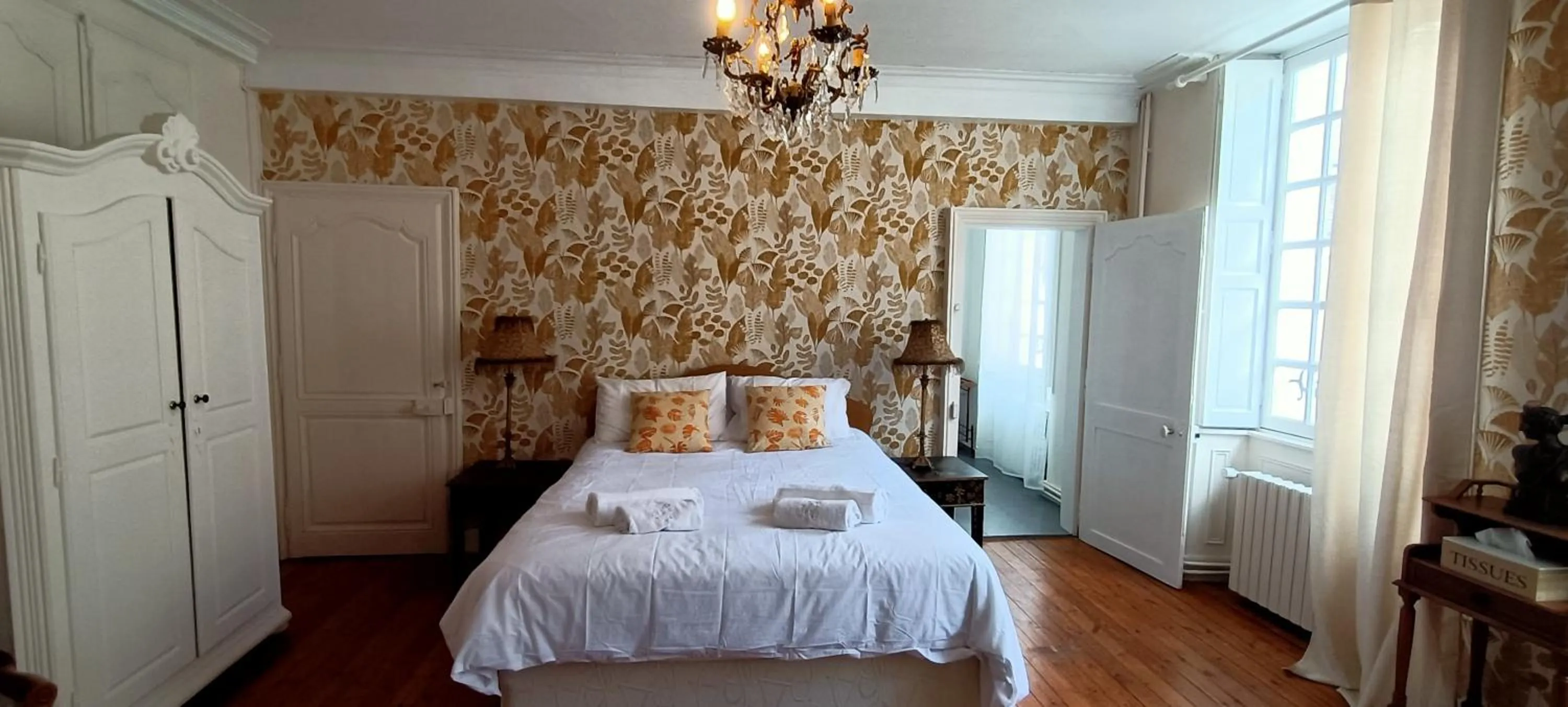 Bed in Chateau de la Grand'Maison