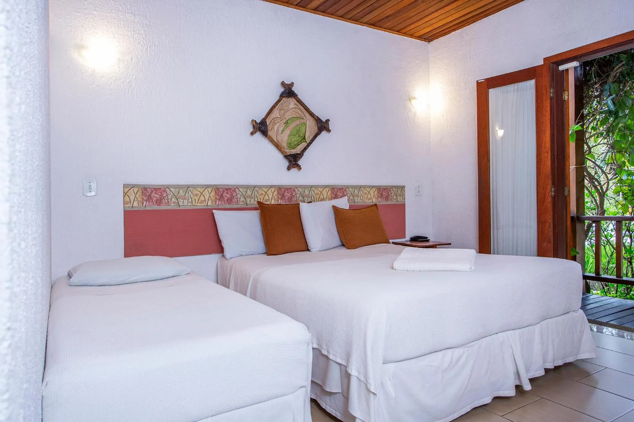 Bedroom, Bed in Hotel Praia do Portinho