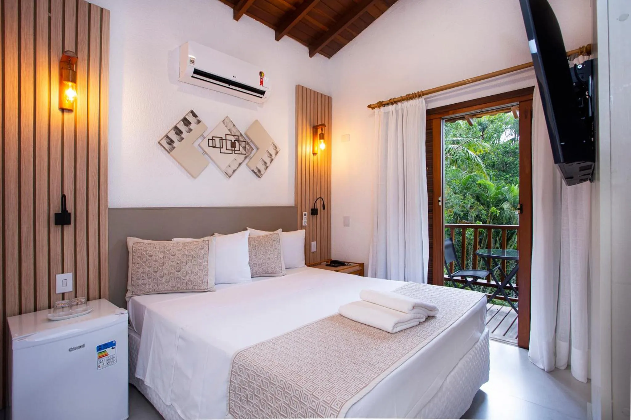 Bedroom, Bed in Hotel Praia do Portinho