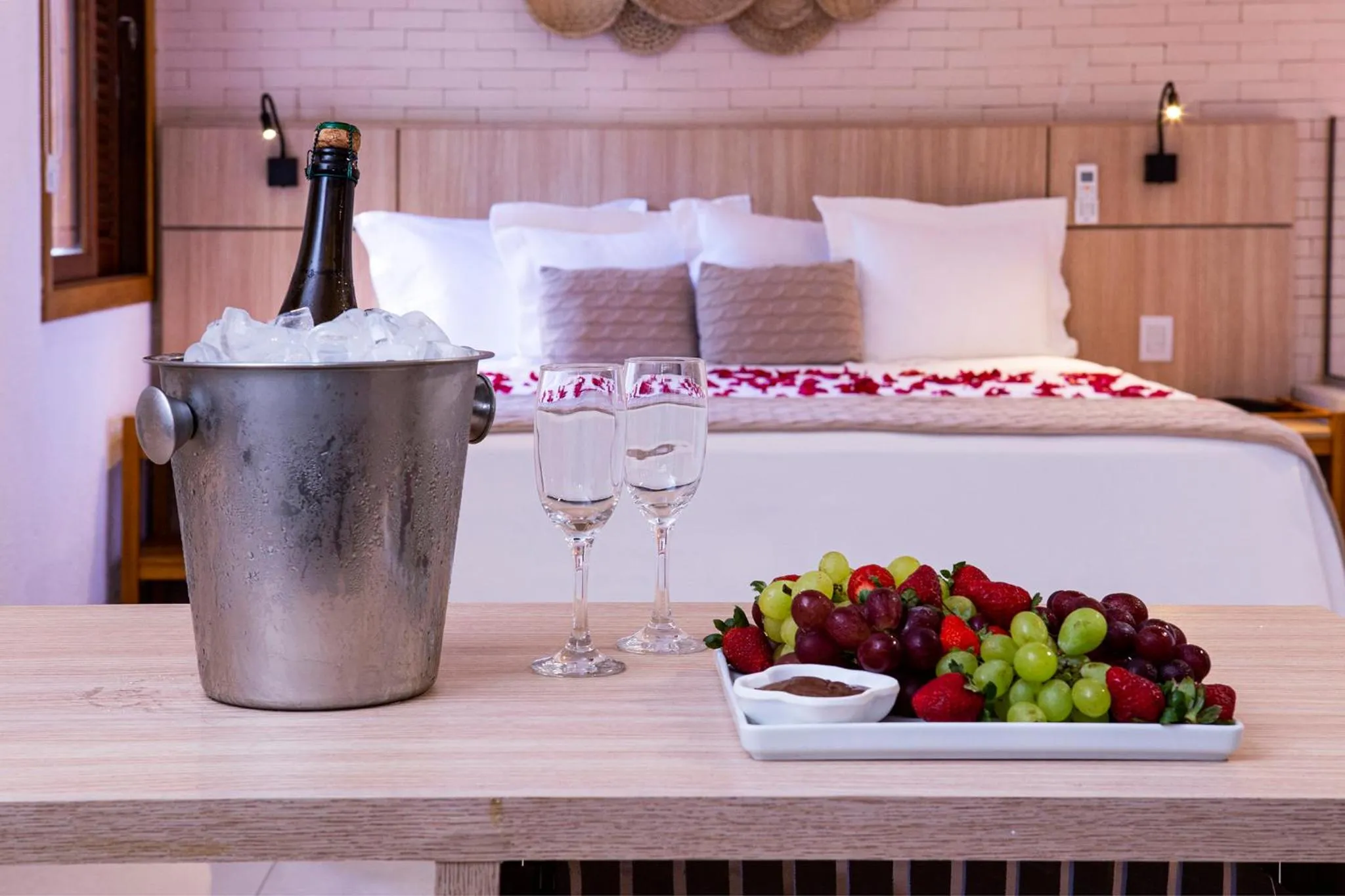 Bedroom, Bed in Hotel Praia do Portinho