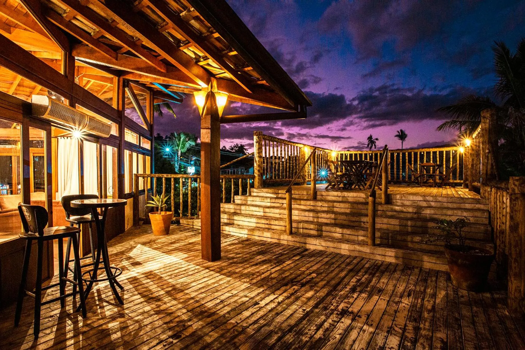 Seating area in Hotel Praia do Portinho