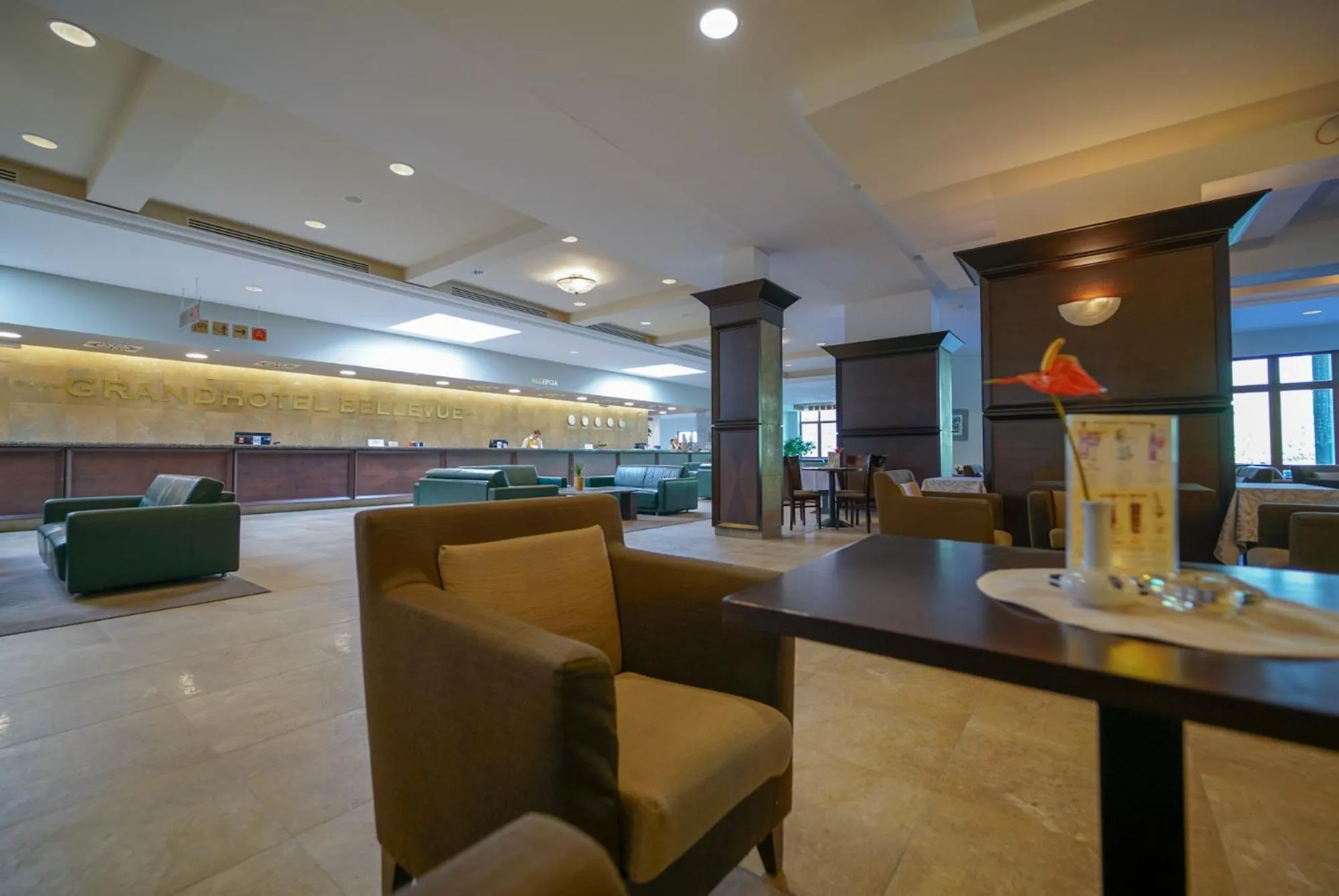 Lobby or reception in Grand Hotel BELLEVUE