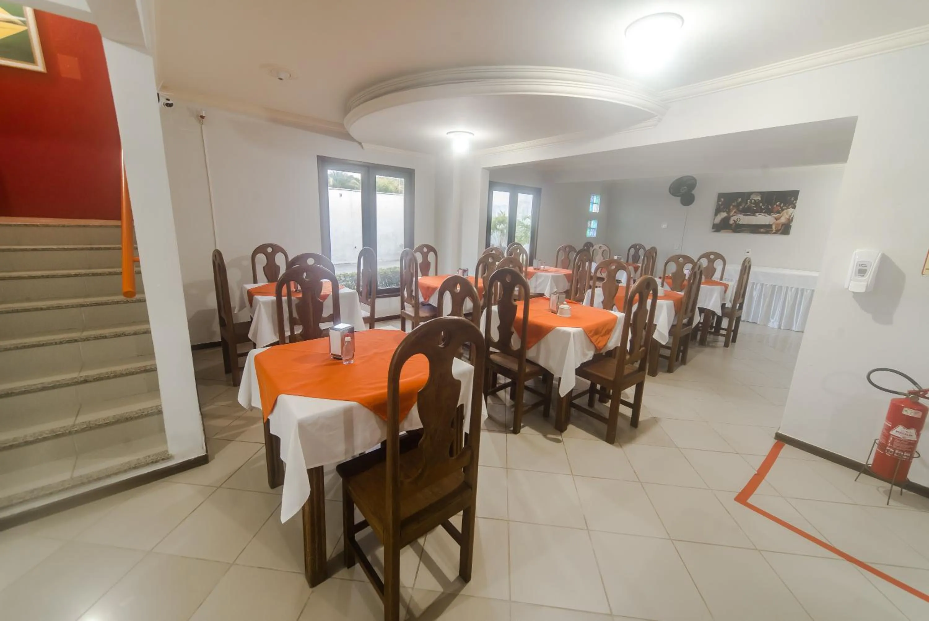 Dining area in Pousada Clube Vista do Rio