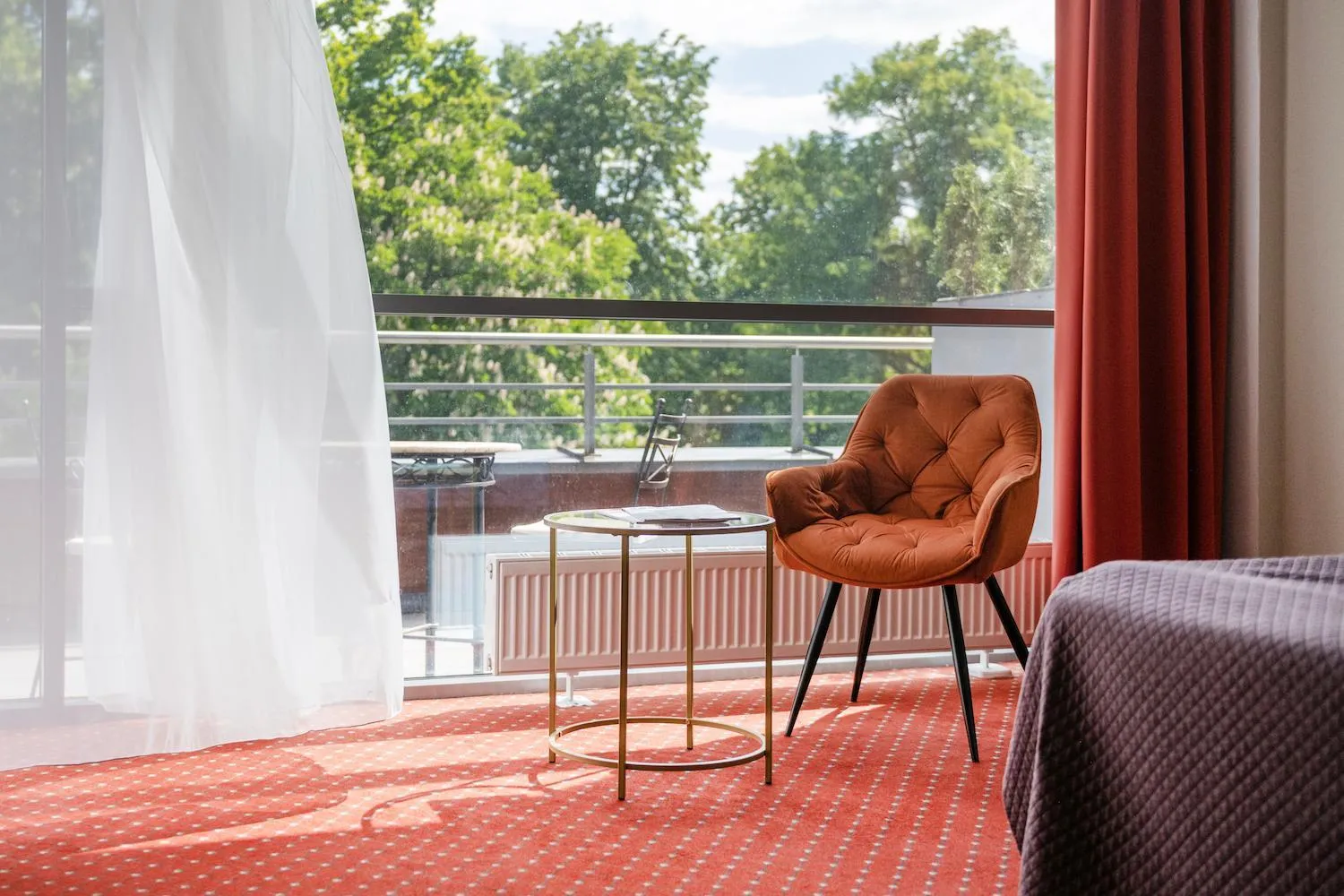 Balcony/Terrace in Europa Royale Druskininkai