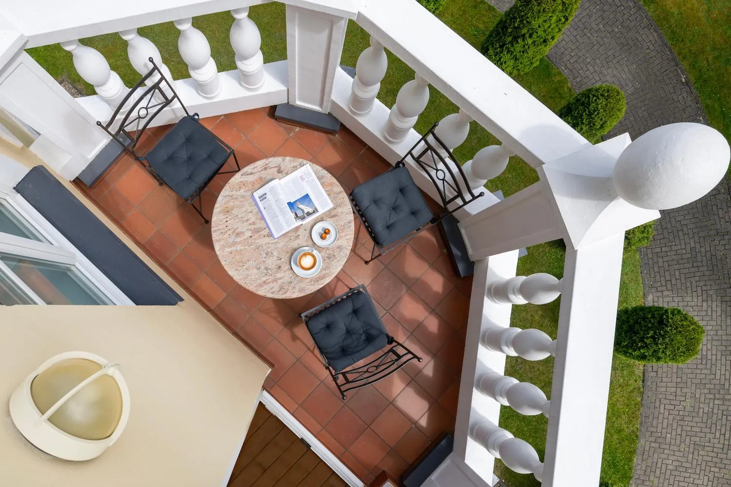 Balcony/Terrace in Europa Royale Druskininkai