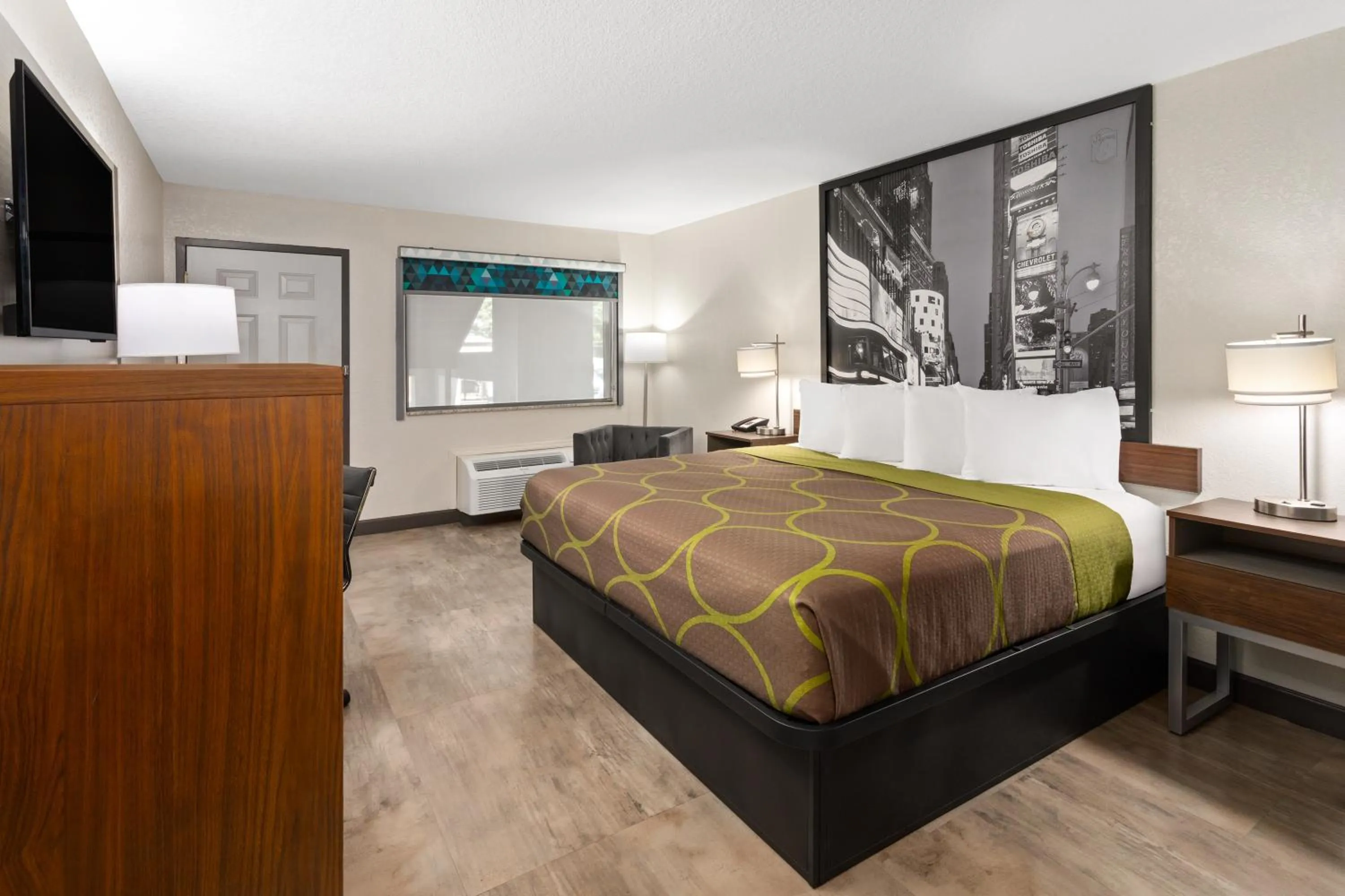 Bed in Super 8 by Wyndham Prattville Montgomery