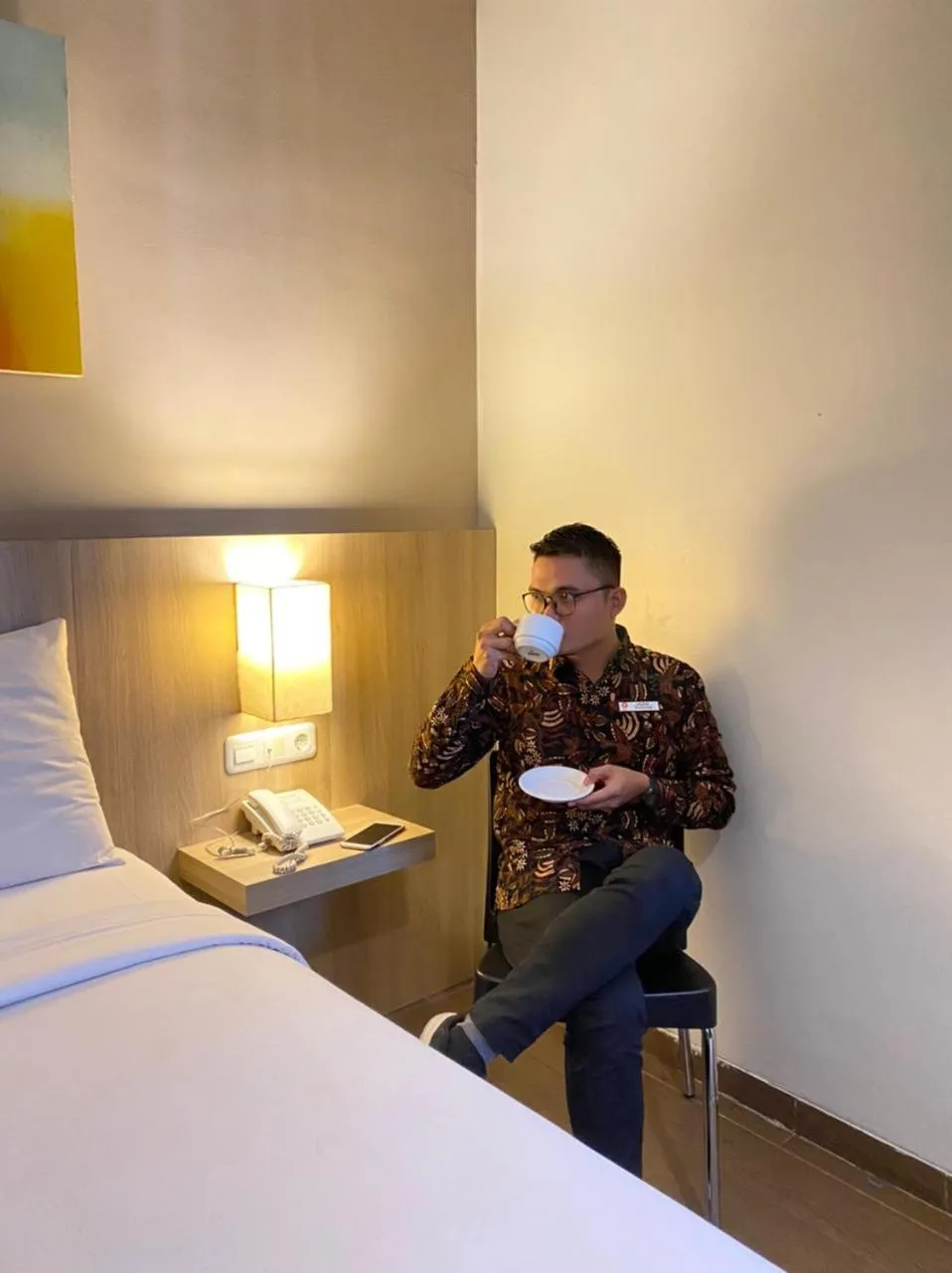 Bed in News Hotel by Graha Pena Jawa Pos