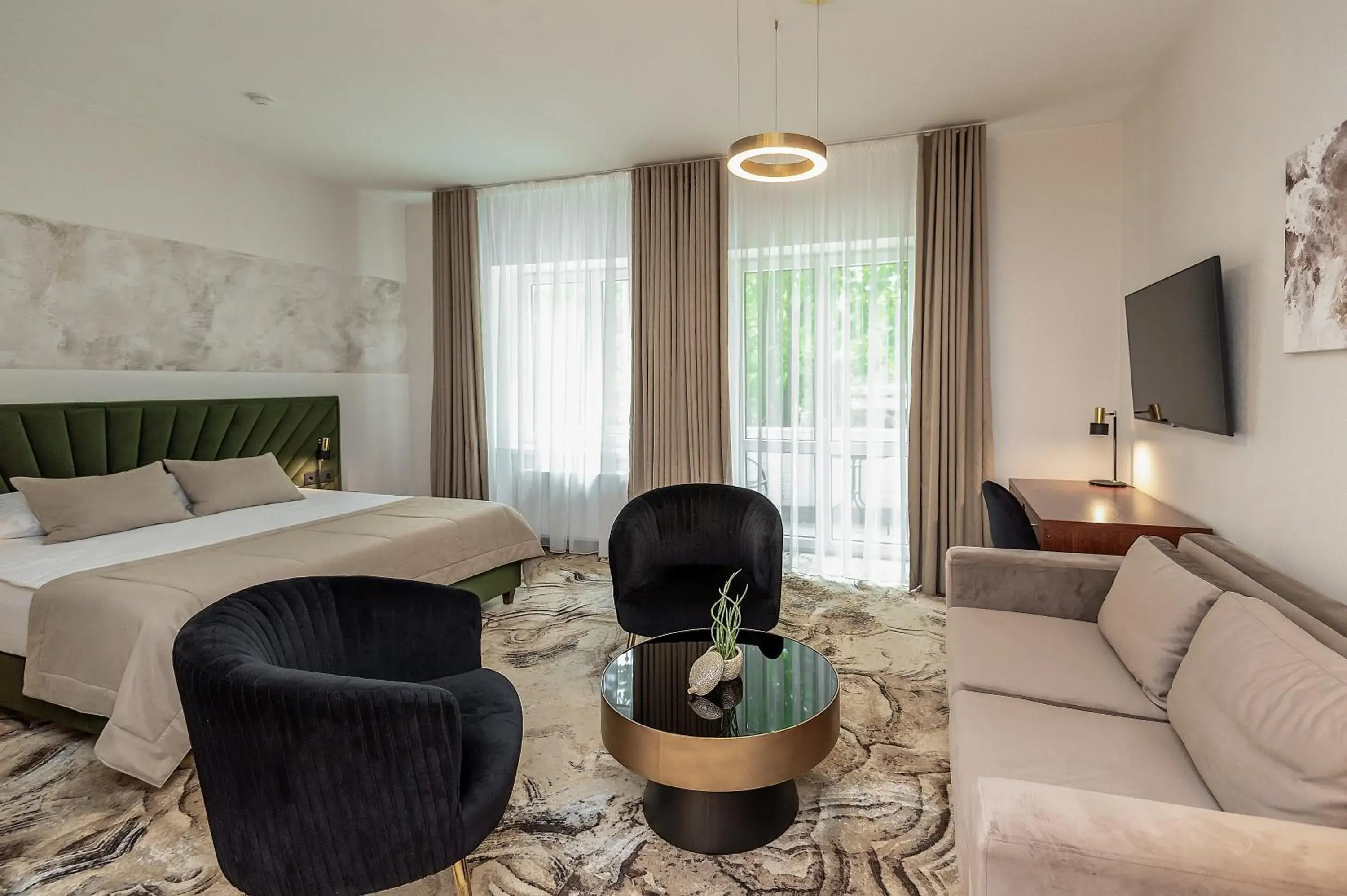 Deluxe Double Room with Balcony and Morning Spa Access in Palangos Vetra Deluxe Double Room with Balcony and Morning Spa Access in Palangos Vetra