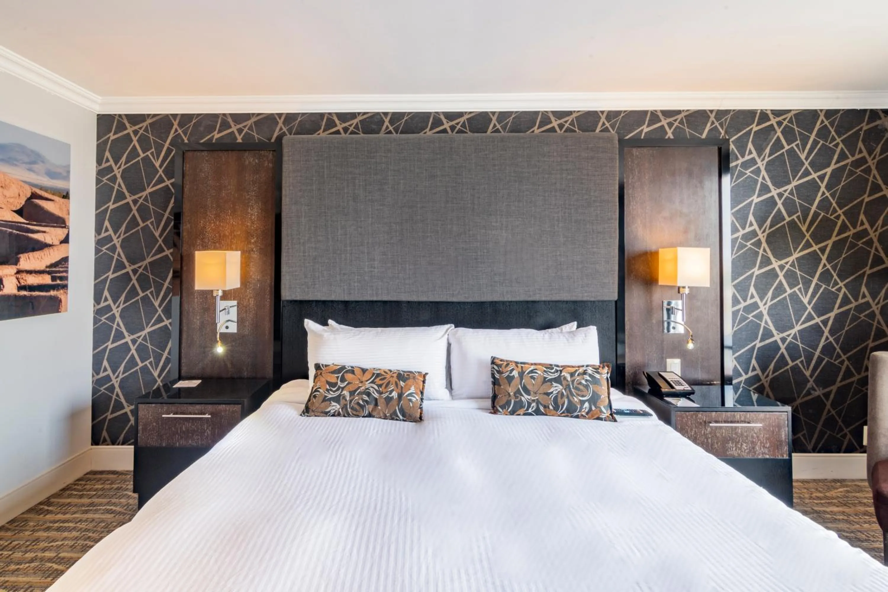 Bed in Hotel Lucerna Ciudad Juarez