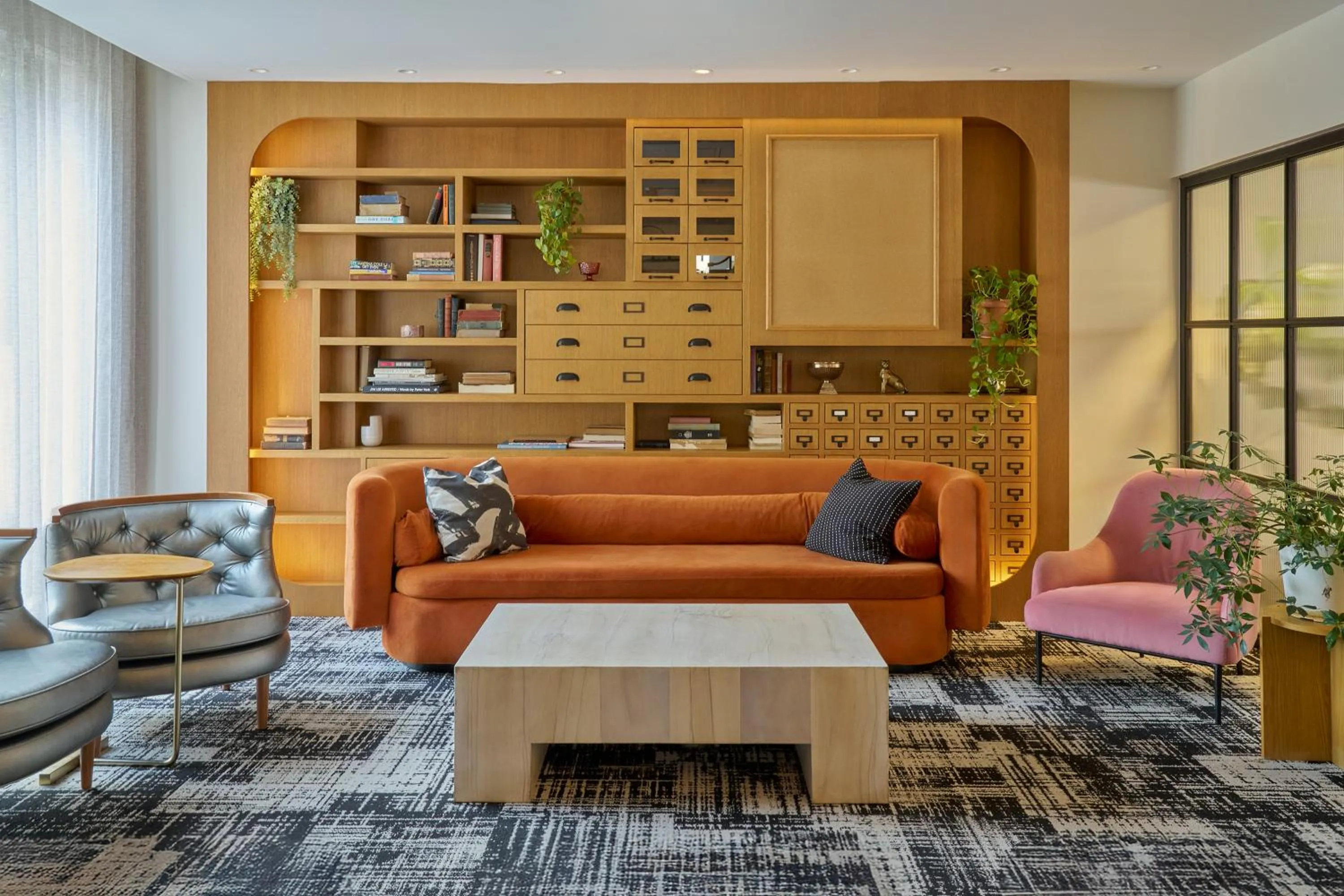 Living room in Generator Hotel Washington DC