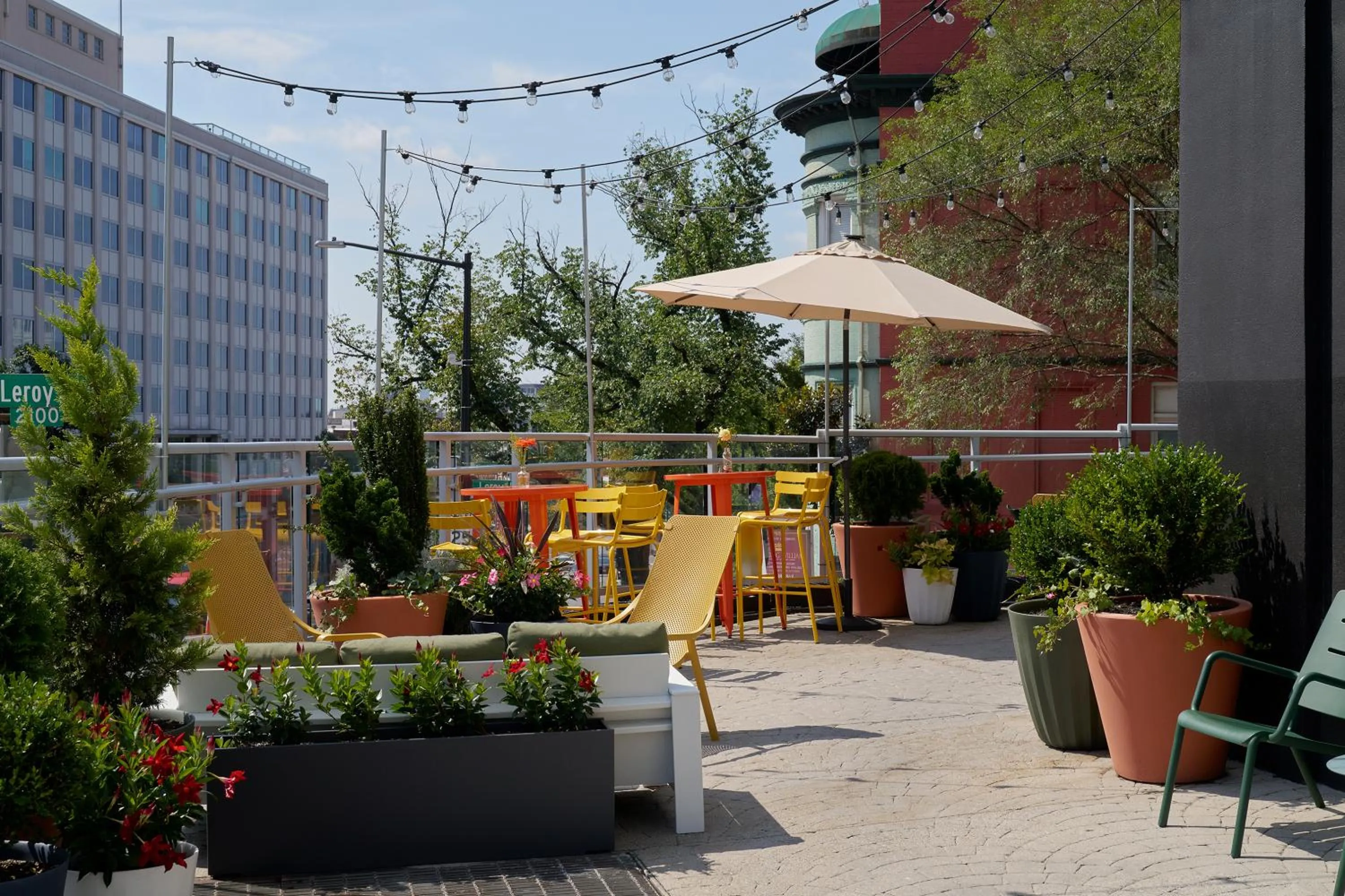 Balcony/Terrace in Generator Hotel Washington DC