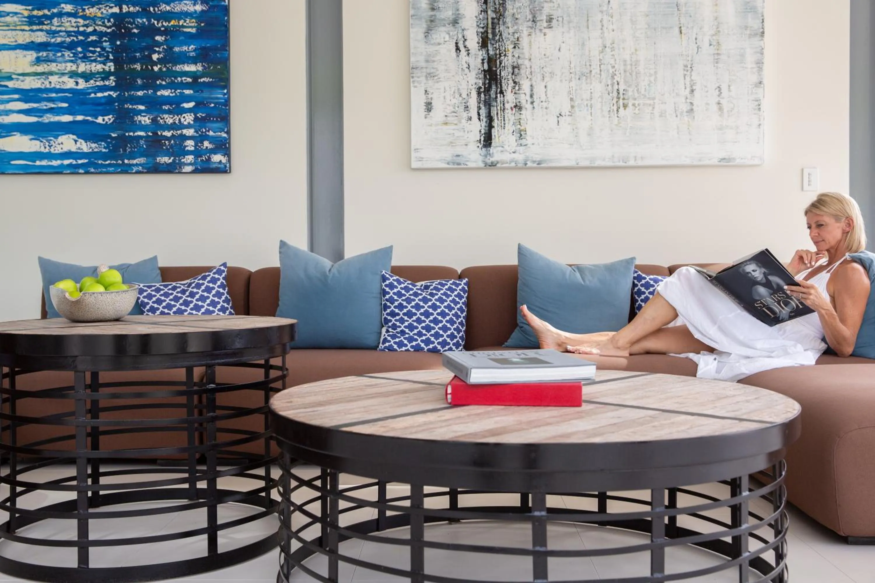 Living room in Sava Beach Villas