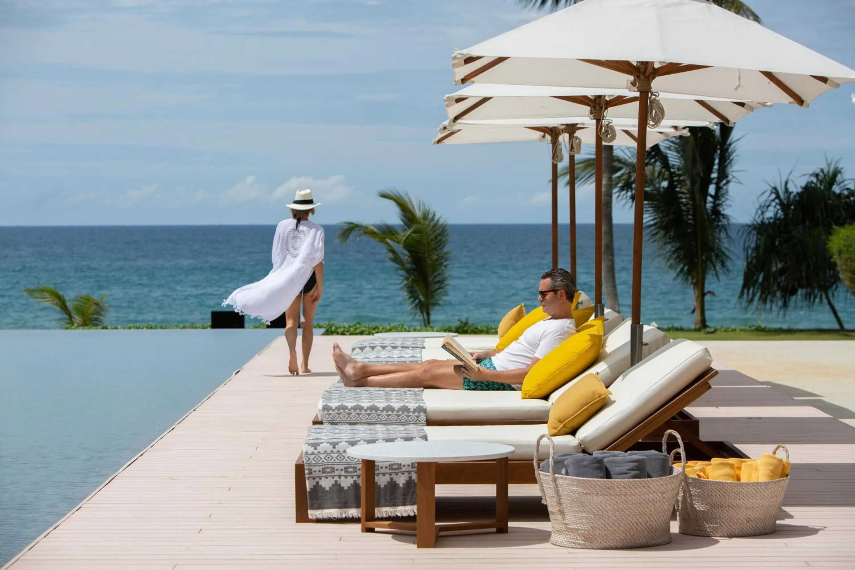 Pool view in Sava Beach Villas