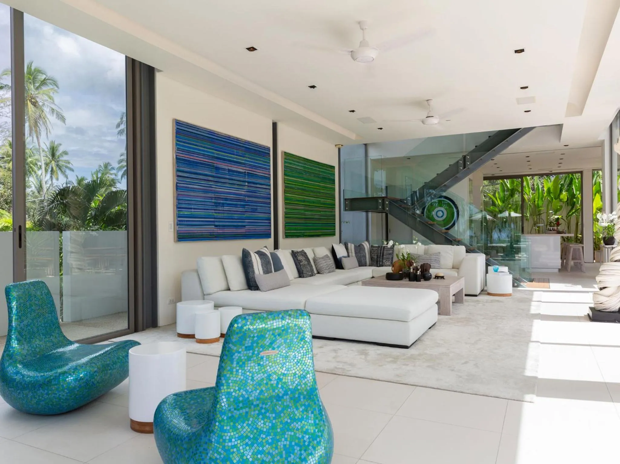 Living room in Sava Beach Villas