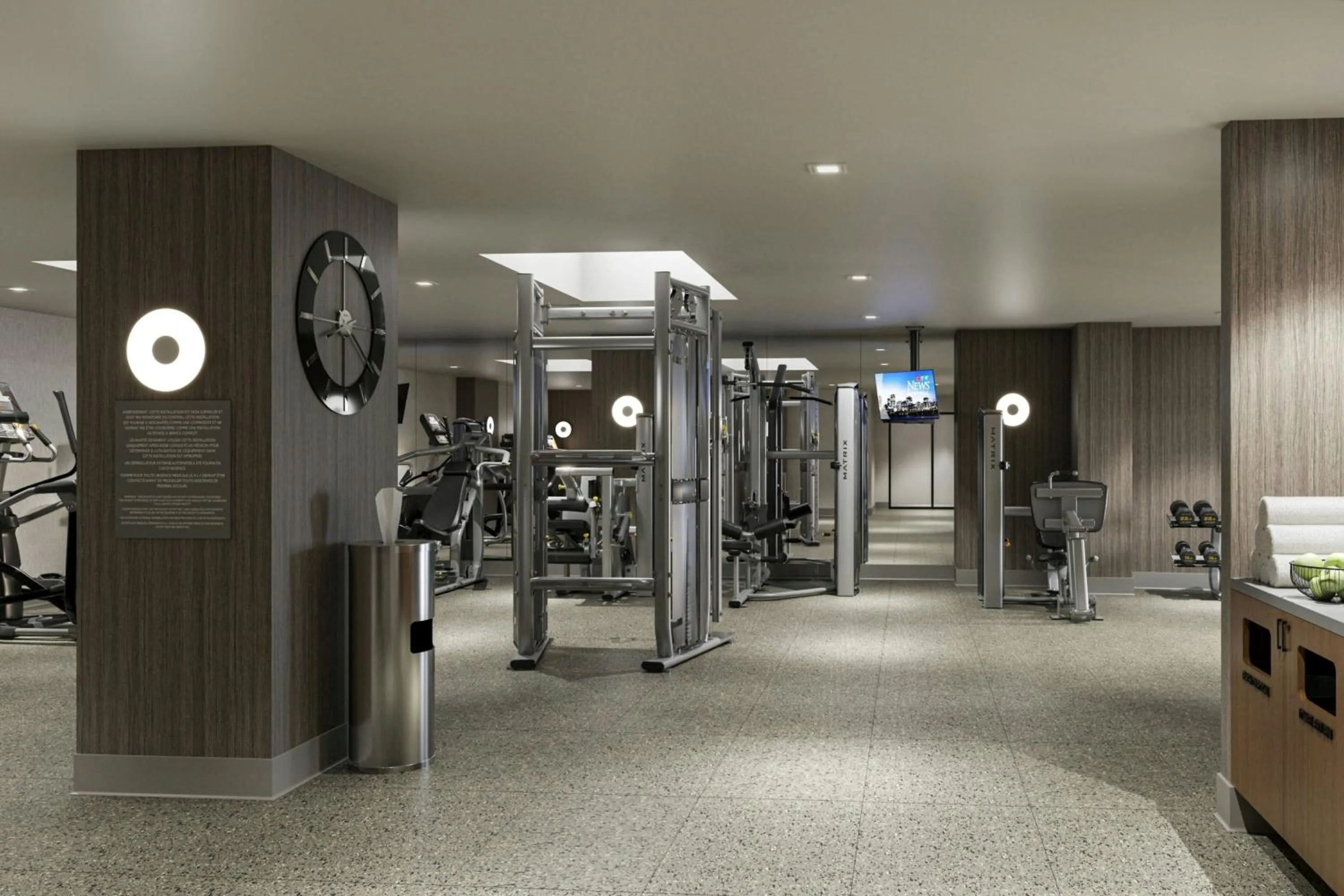Fitness centre/facilities in SpringHill Suites by Marriott Old Montreal