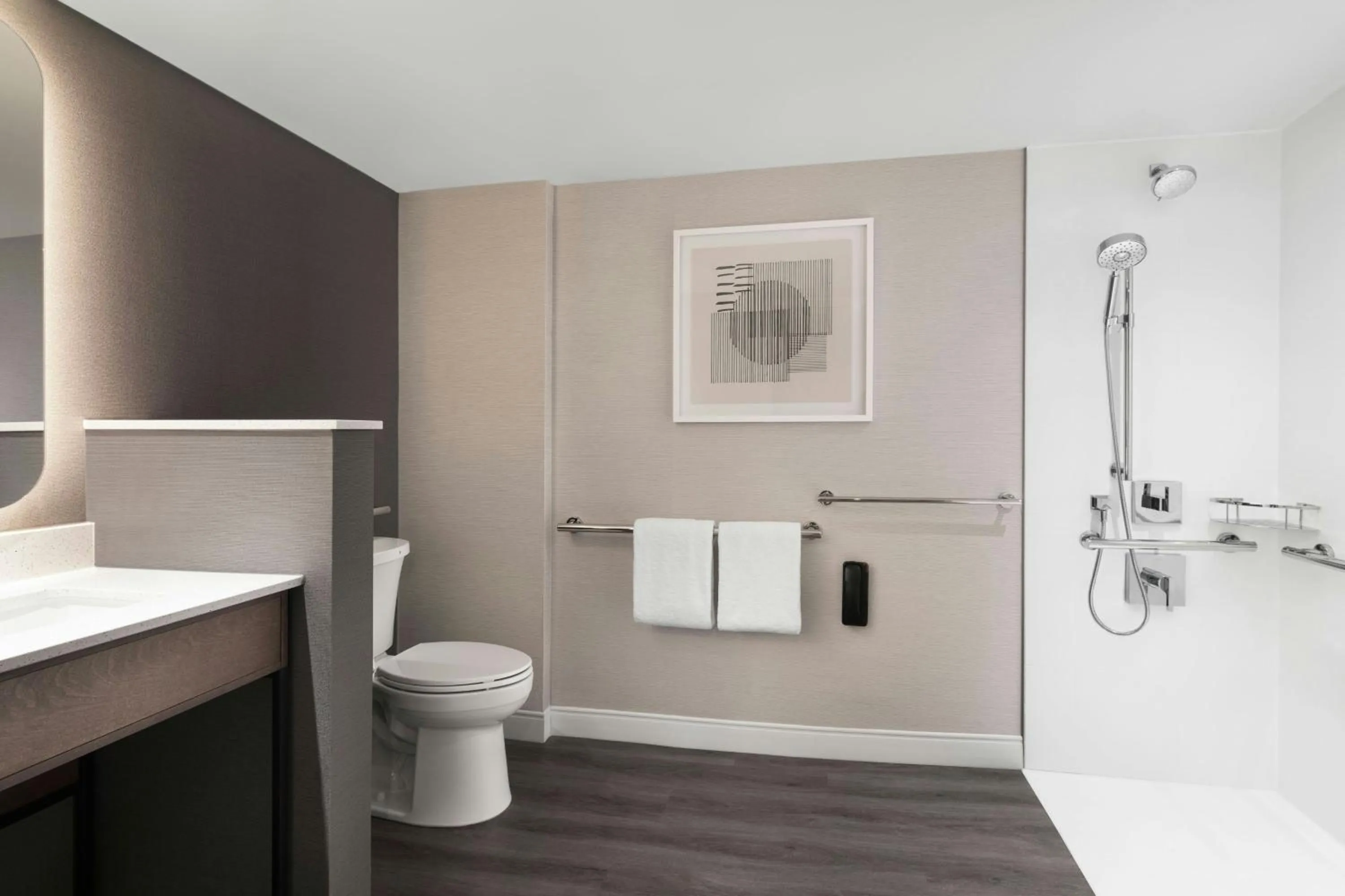 Bathroom in Courtyard by Marriott Montreal Airport