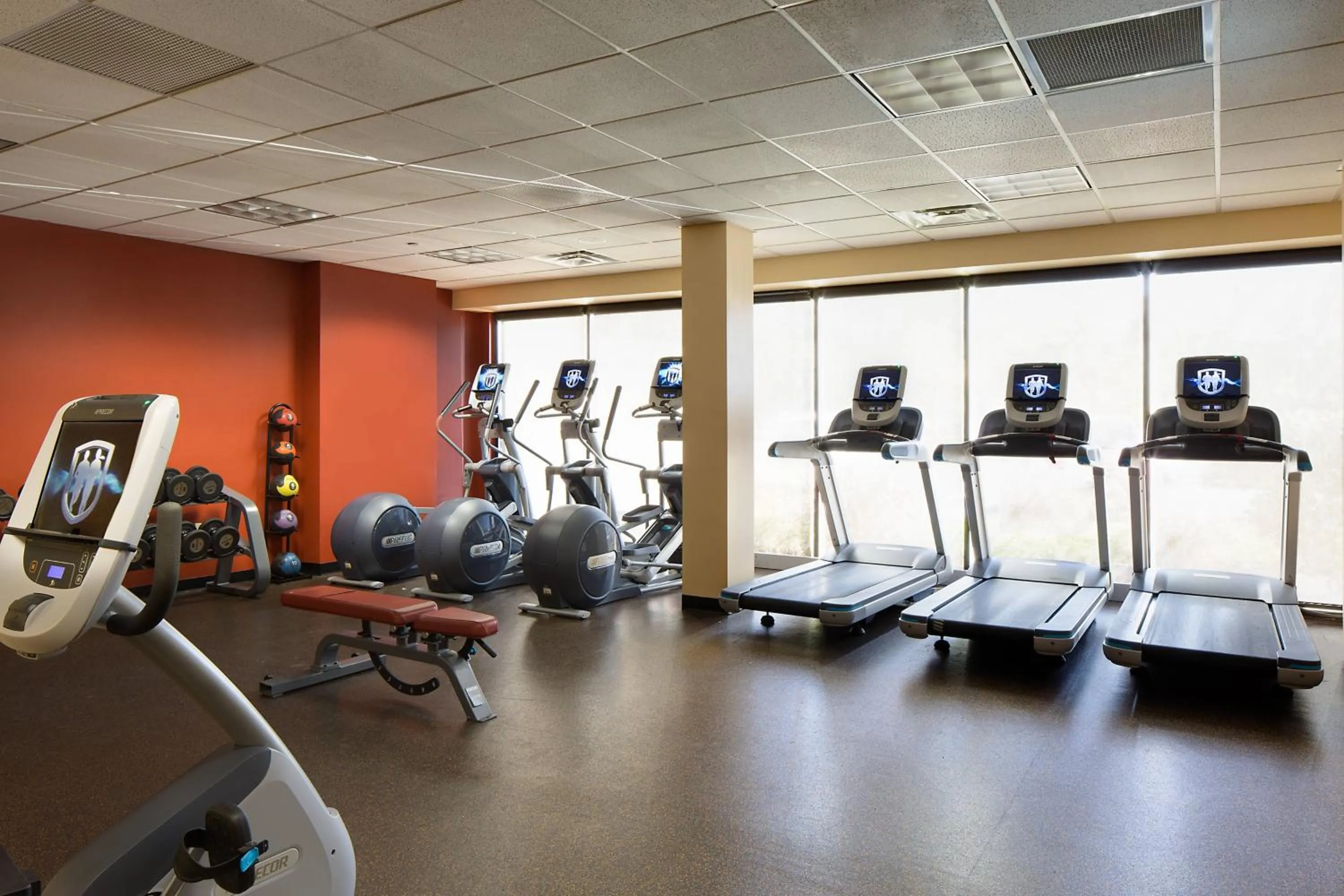 Fitness centre/facilities in Albuquerque Marriott Pyramid North