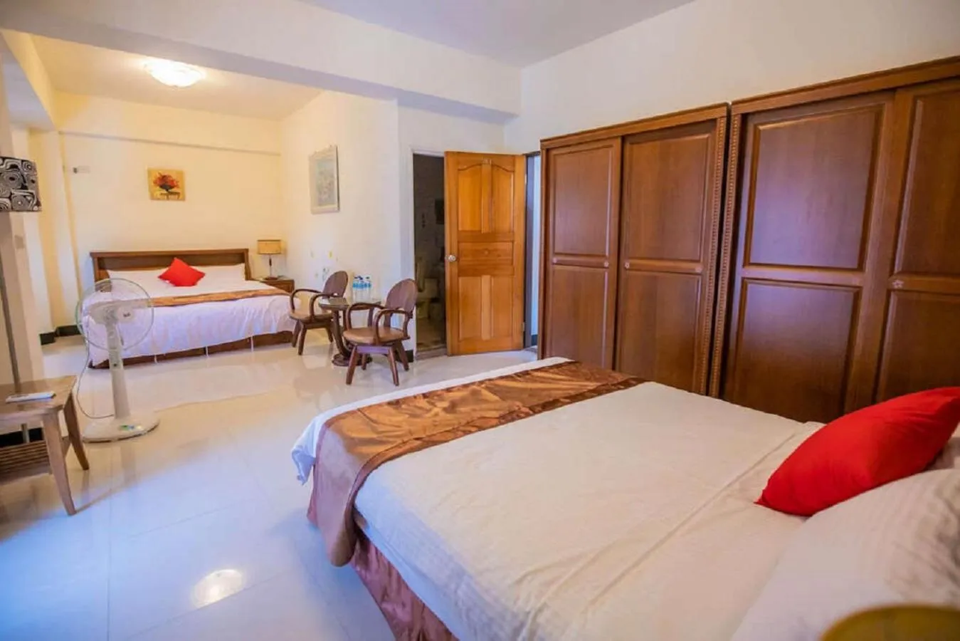 Bed in Shang Her Yuan B&B