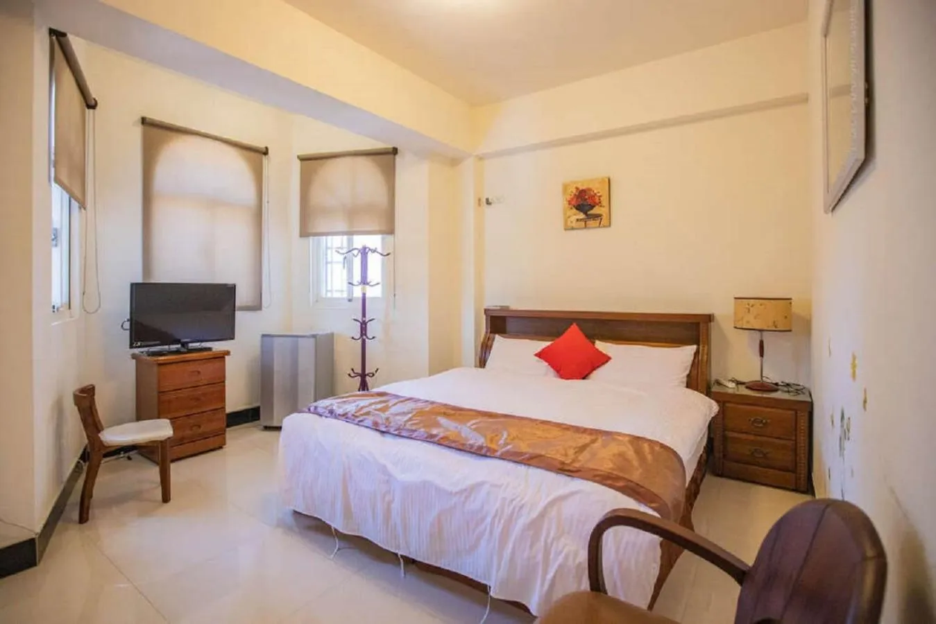 Bed in Shang Her Yuan B&B