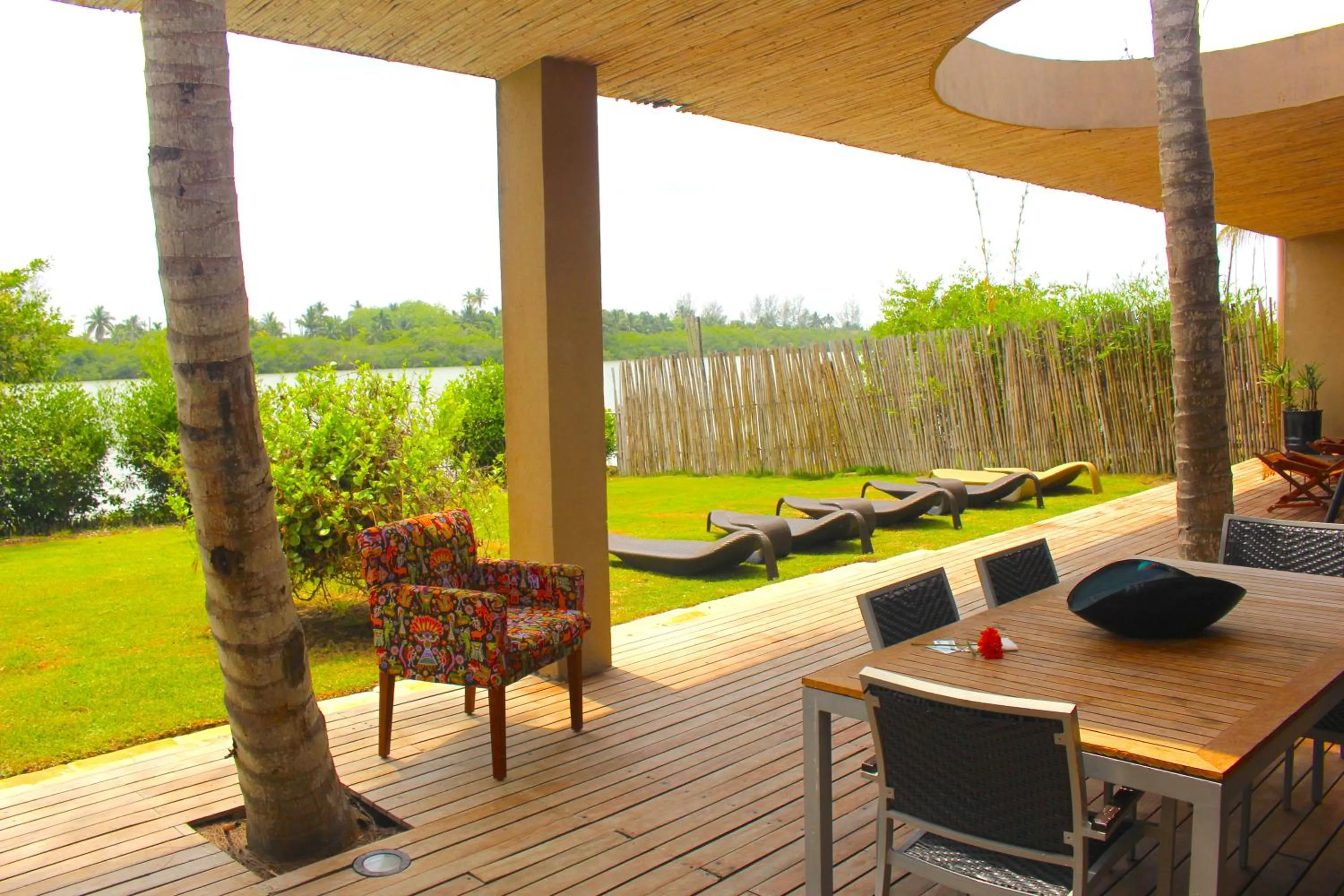 Photo of the whole room in Isla Tajín