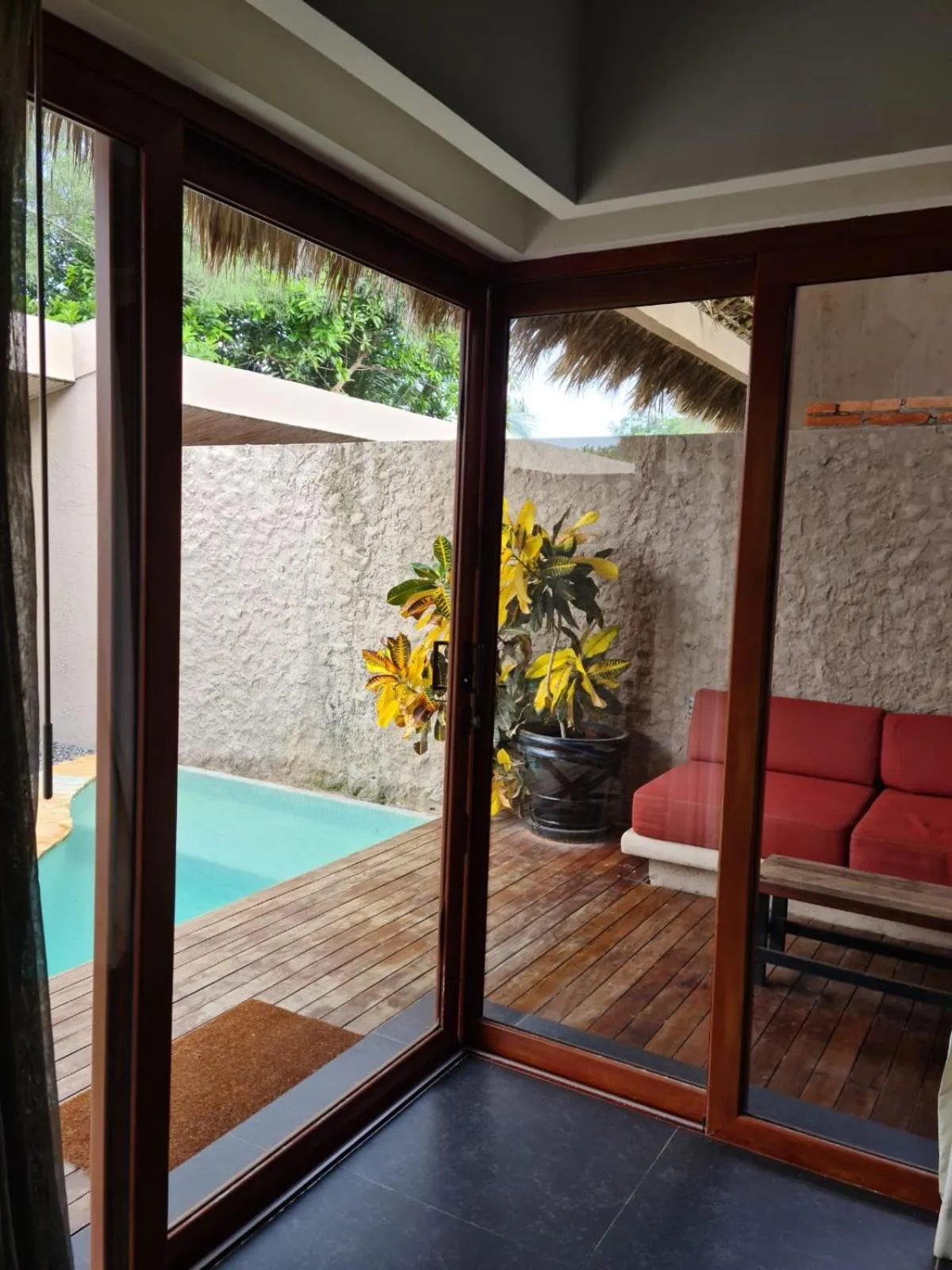 Inner courtyard view in Isla Tajín