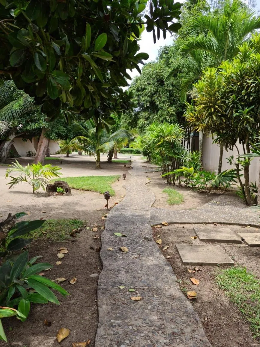Garden view in Isla Tajín