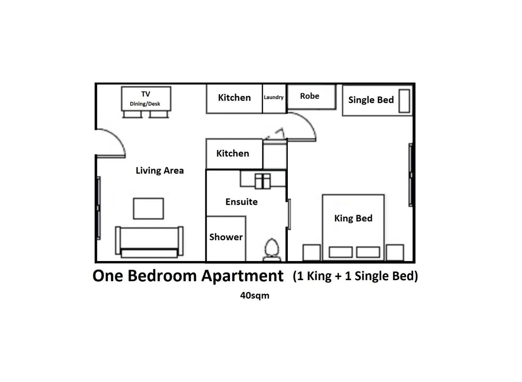 Floor plan in Botanic City Apartments