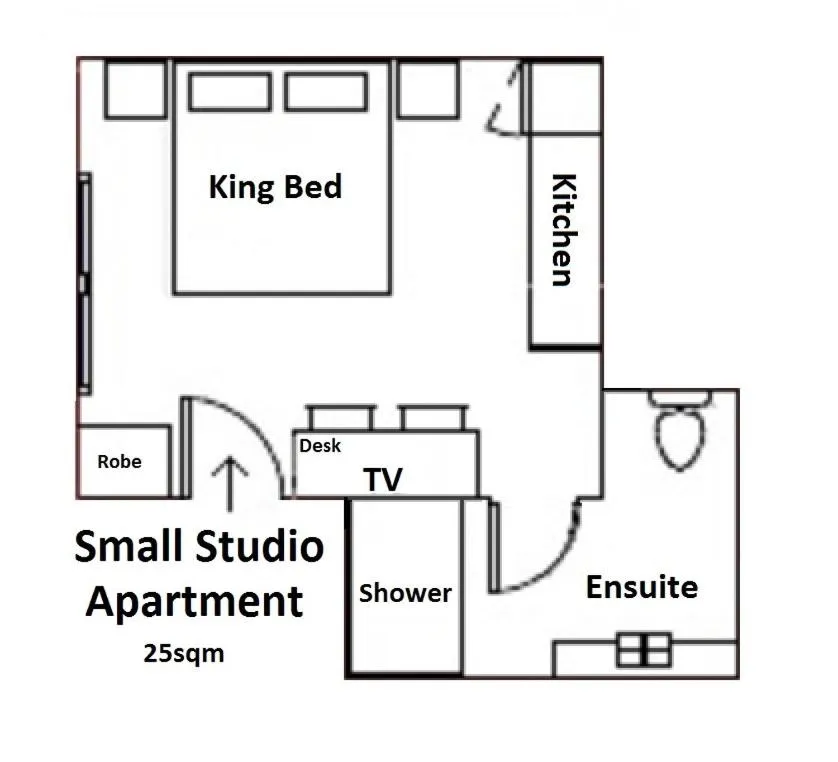 Floor plan in Botanic City Apartments