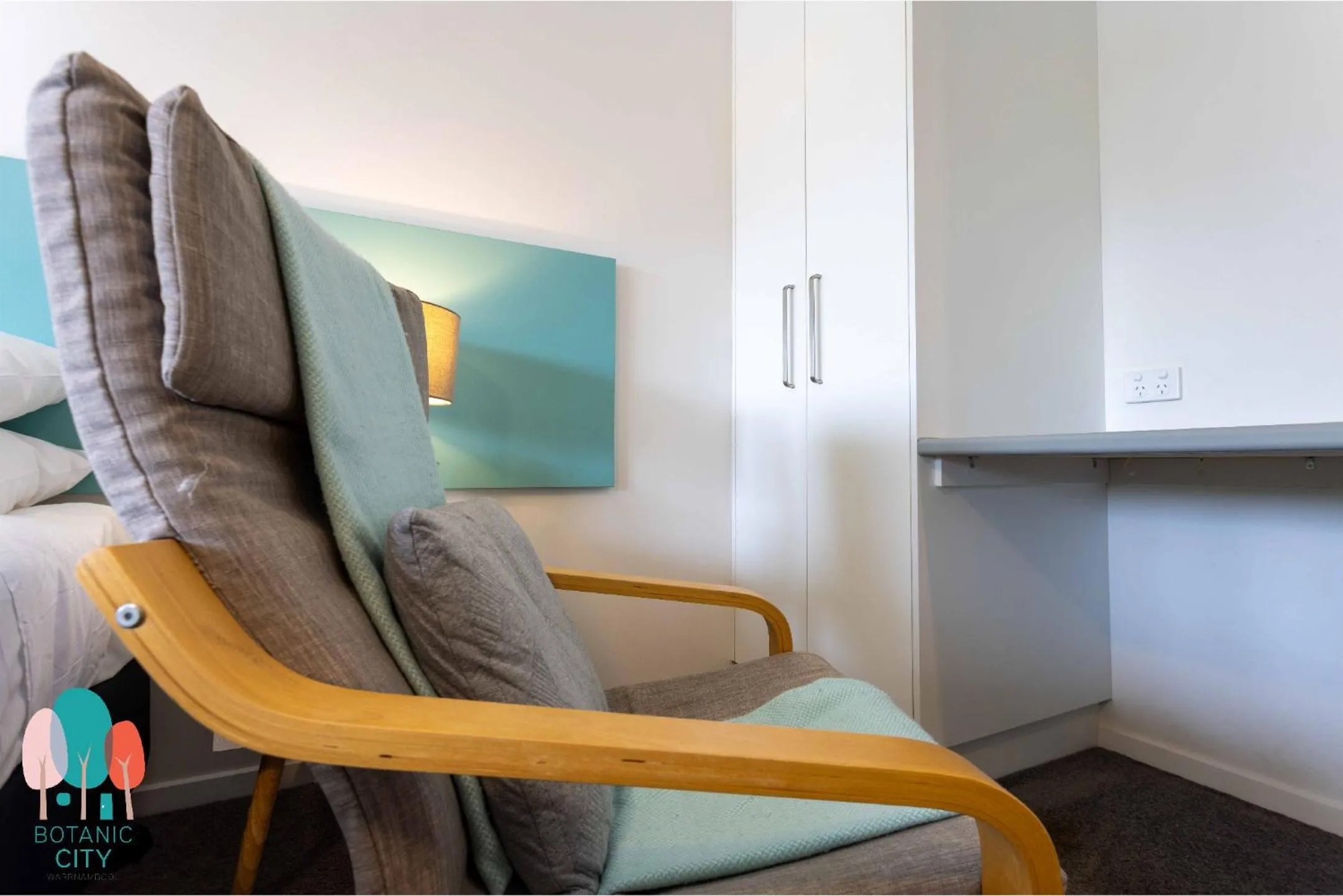 Seating area in Botanic City Apartments