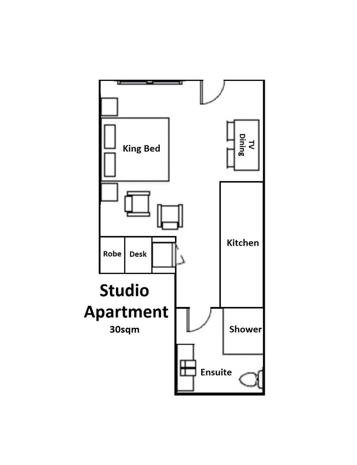 Floor plan in Botanic City Apartments