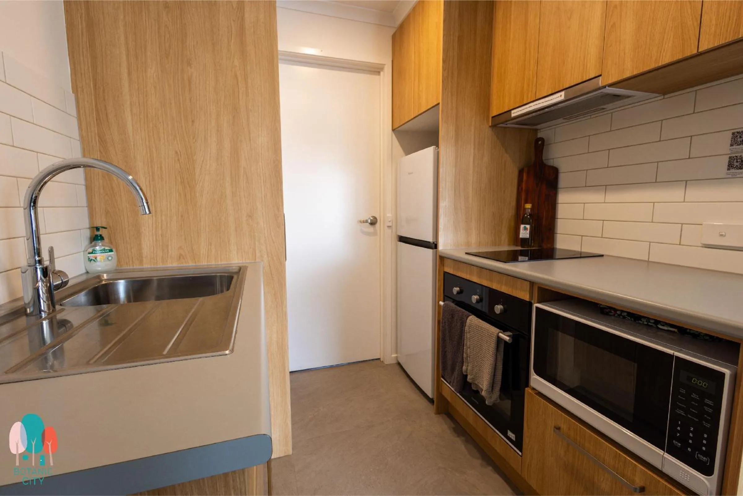 kitchen in Botanic City Apartments