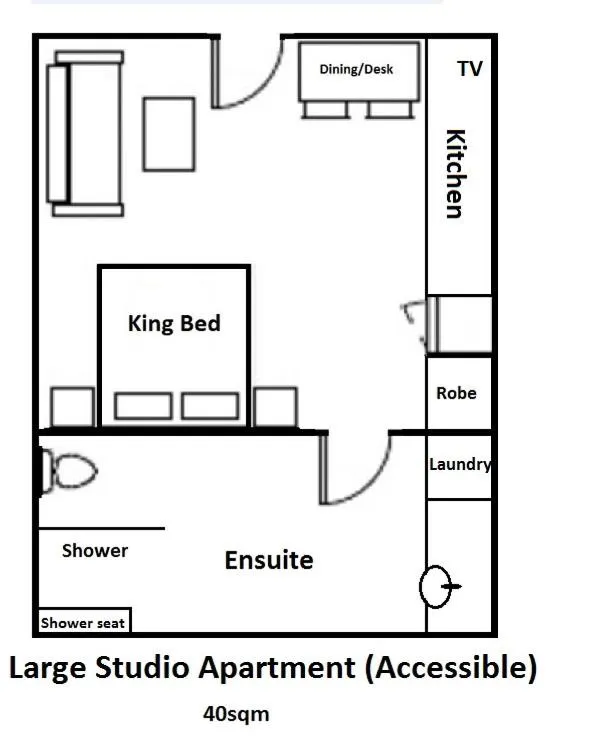 Floor plan in Botanic City Apartments