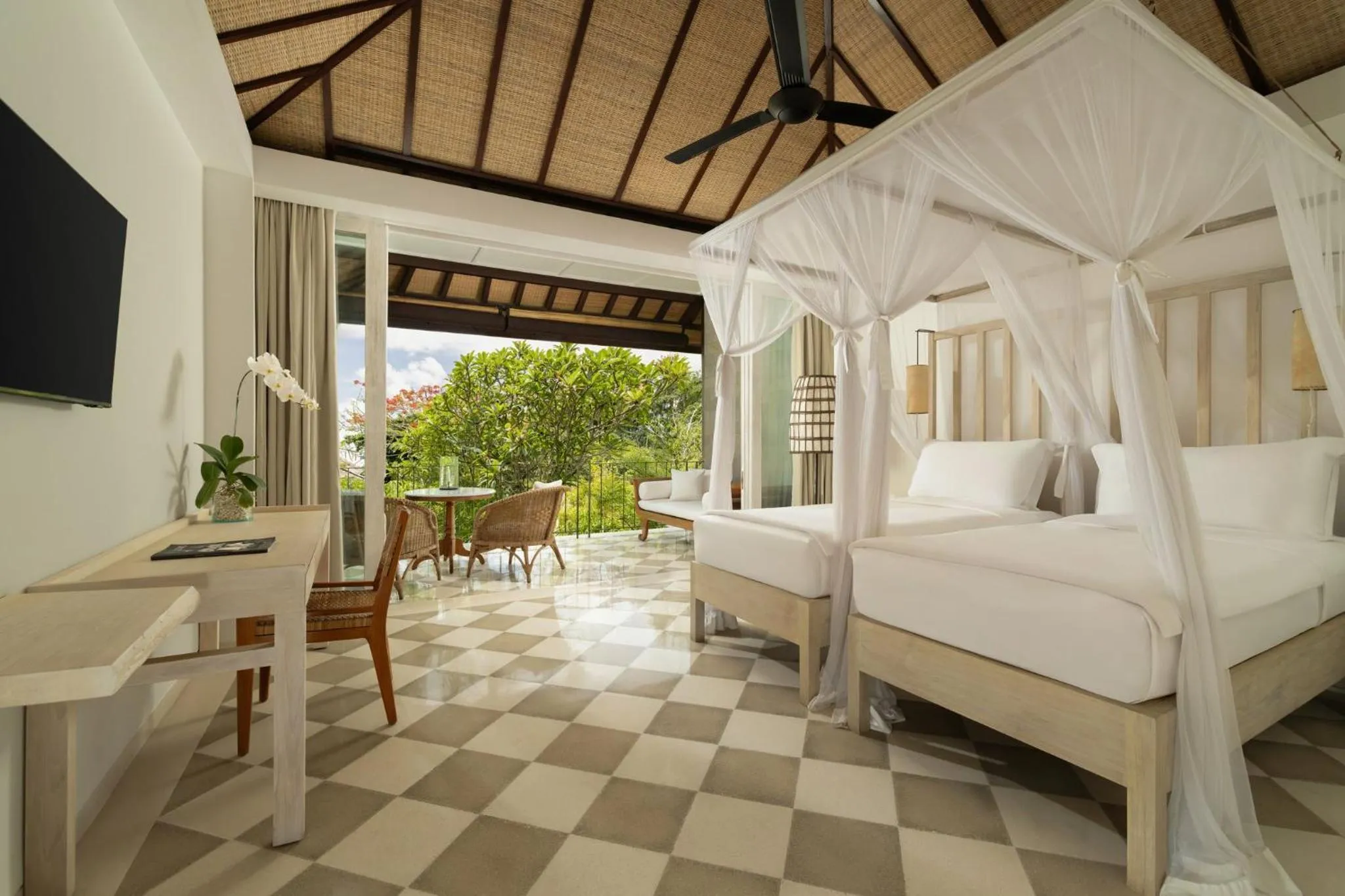 Photo of the whole room, Bed in COMO Uma Ubud