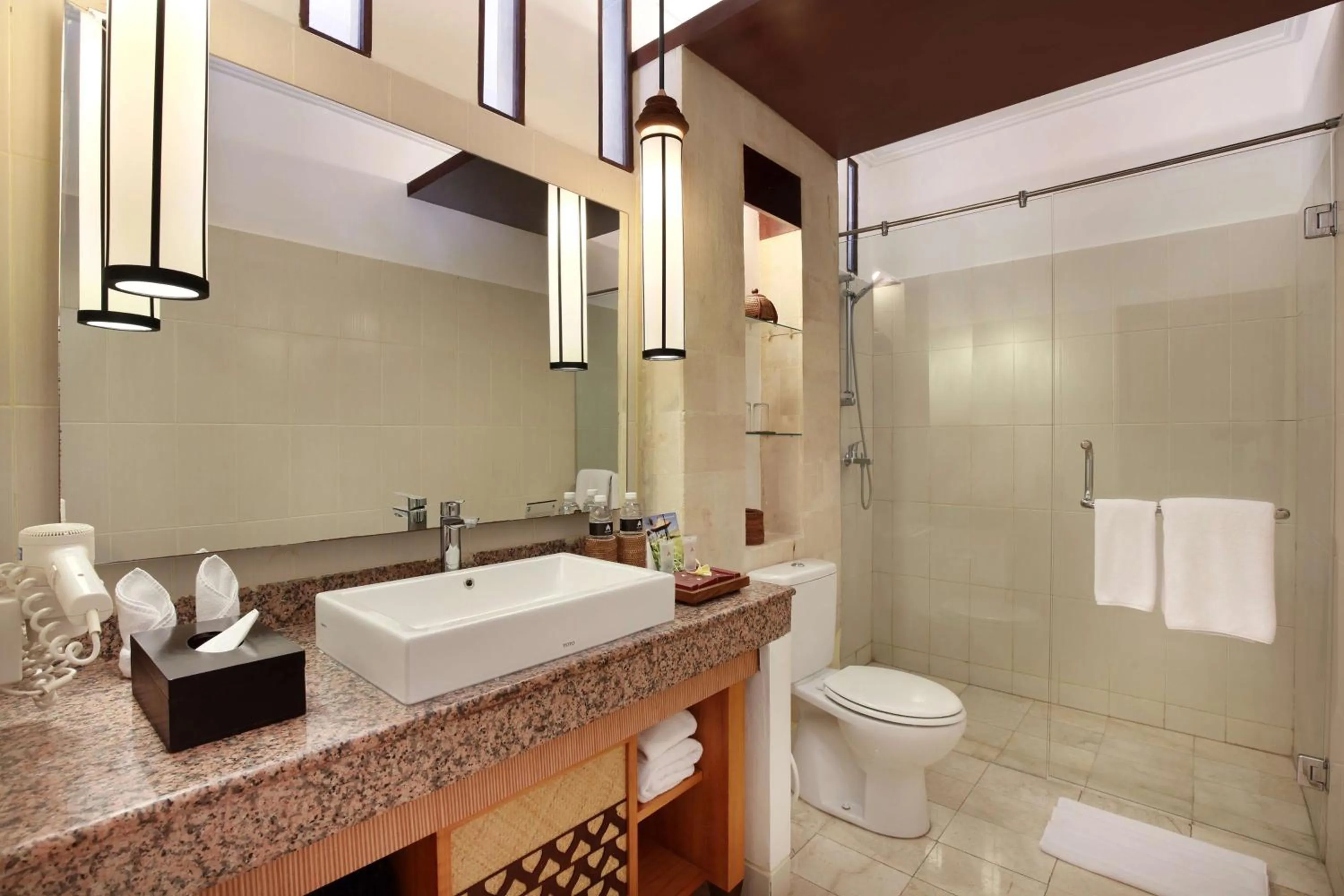 Bathroom in Bali Niksoma Boutique Beach Resort