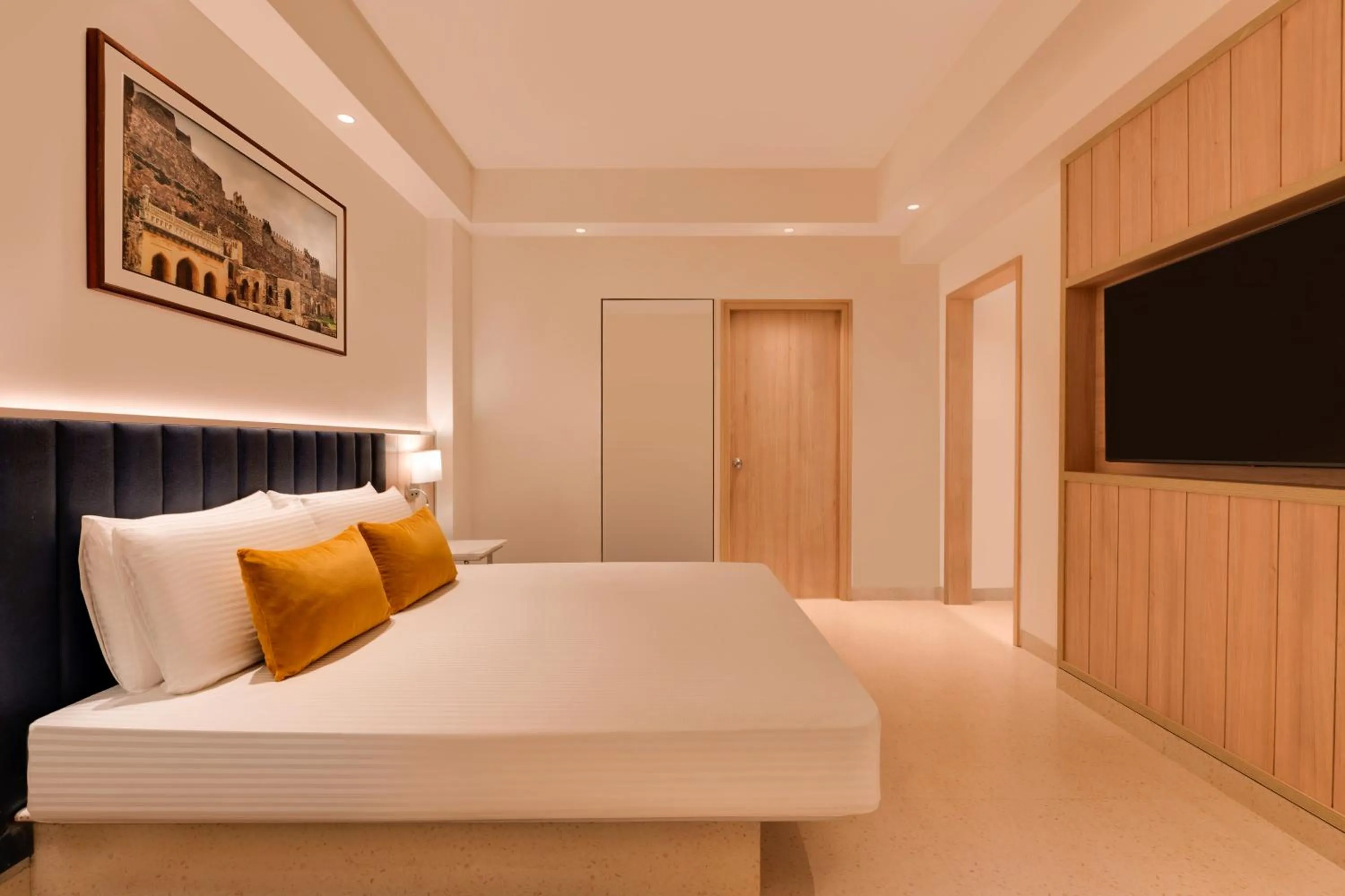 Bed in Lemon Tree Premier Hitec City Hyderabad