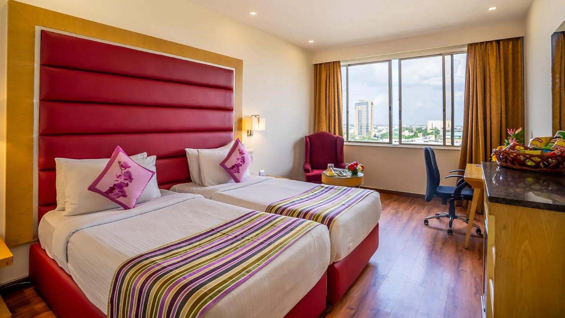 Bedroom, Bed in Royal Orchid Central Bangalore, MG Road