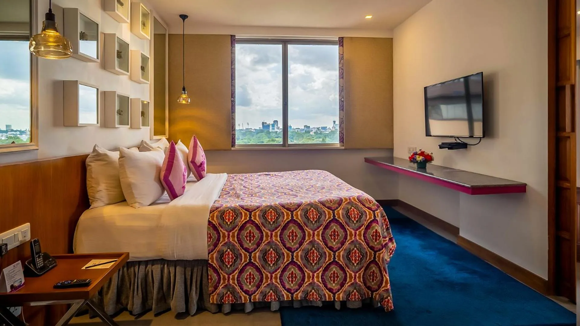 Bedroom, Bed in Royal Orchid Central Bangalore, MG Road