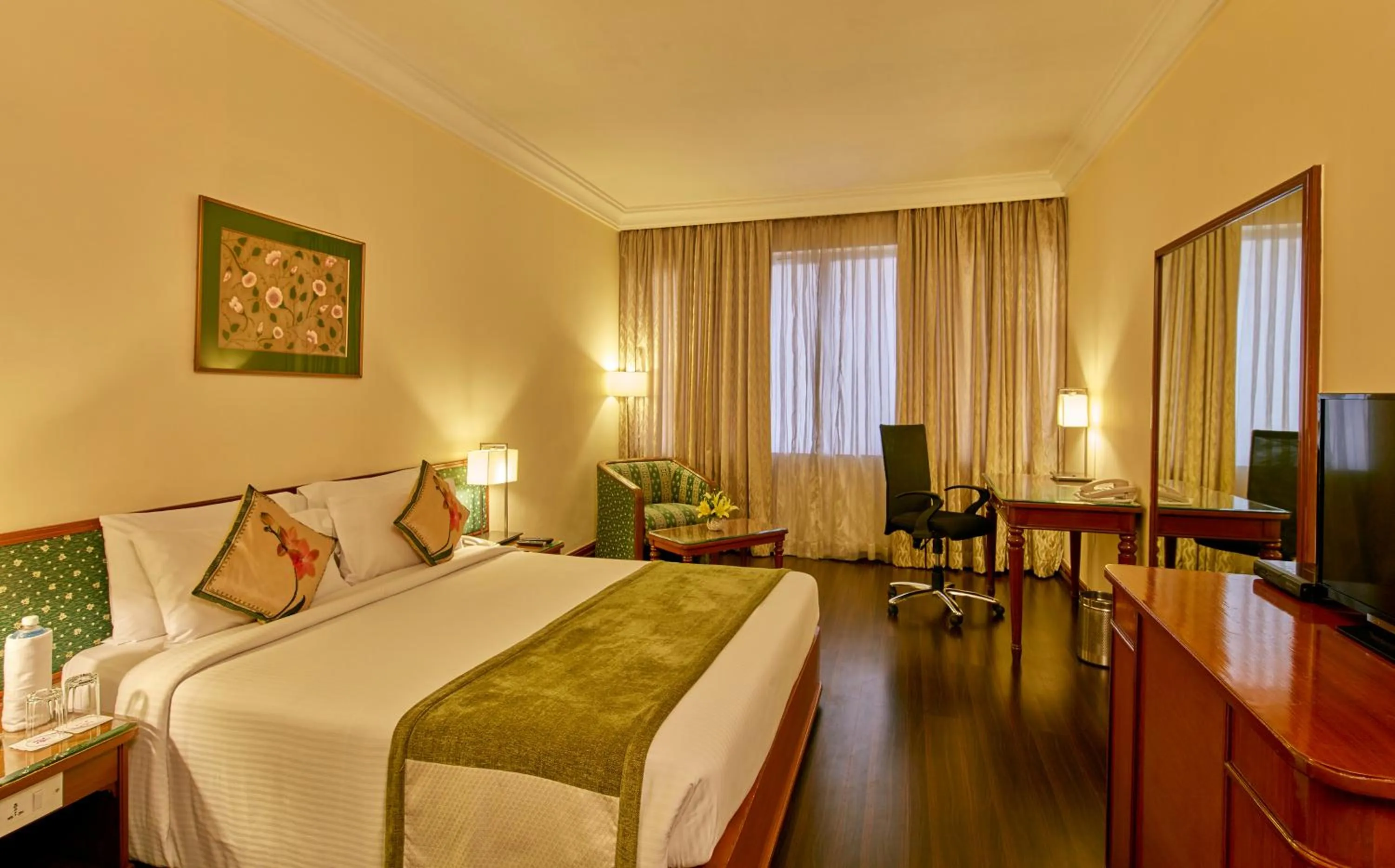 Bedroom, Bed in Royal Orchid Central Bangalore, MG Road