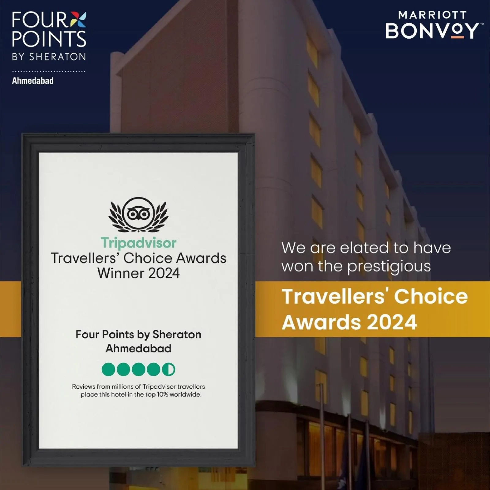 Certificate/Award in Four Points by Sheraton Ahmedabad