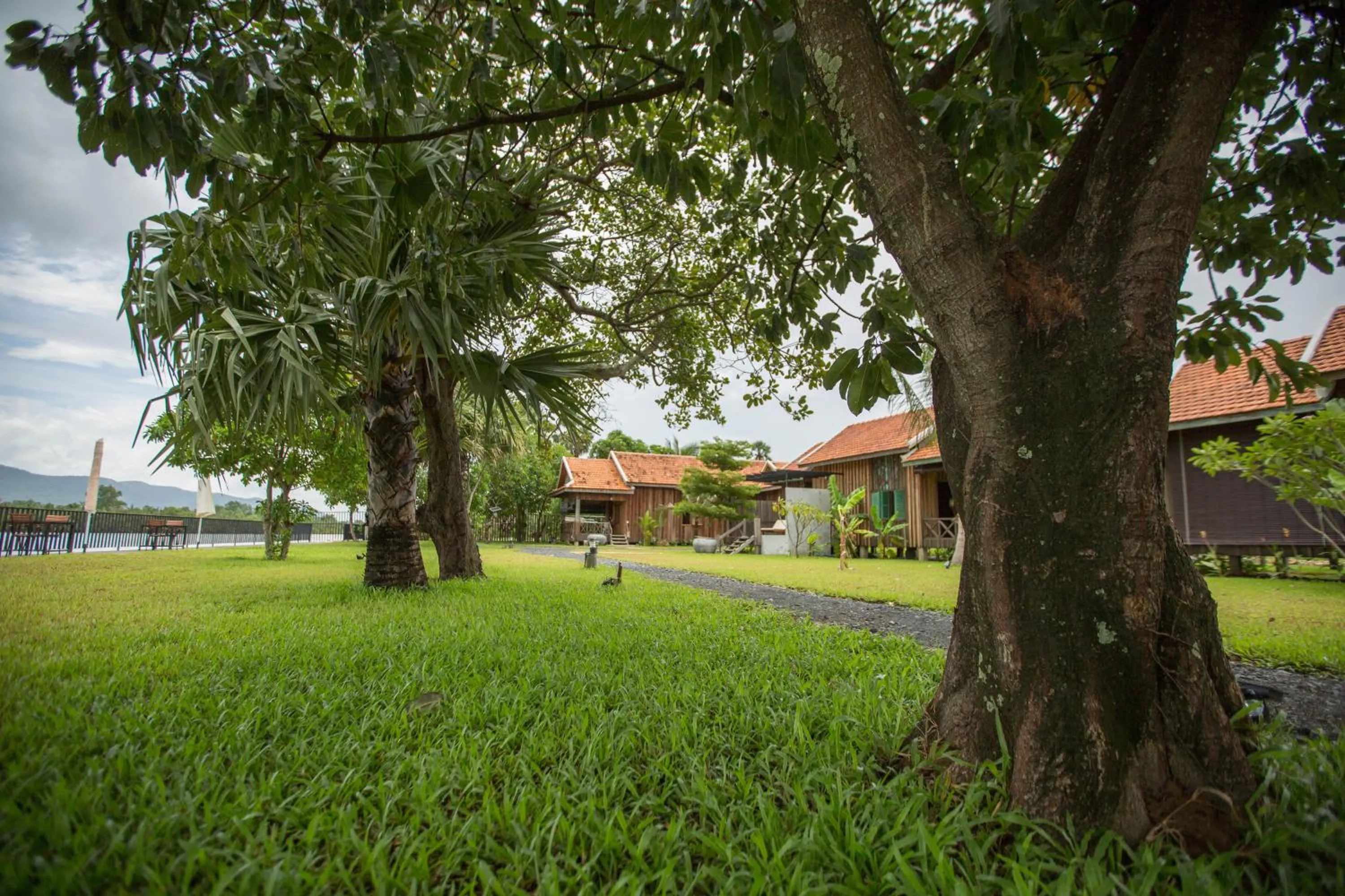 Garden in Kampot River Residence