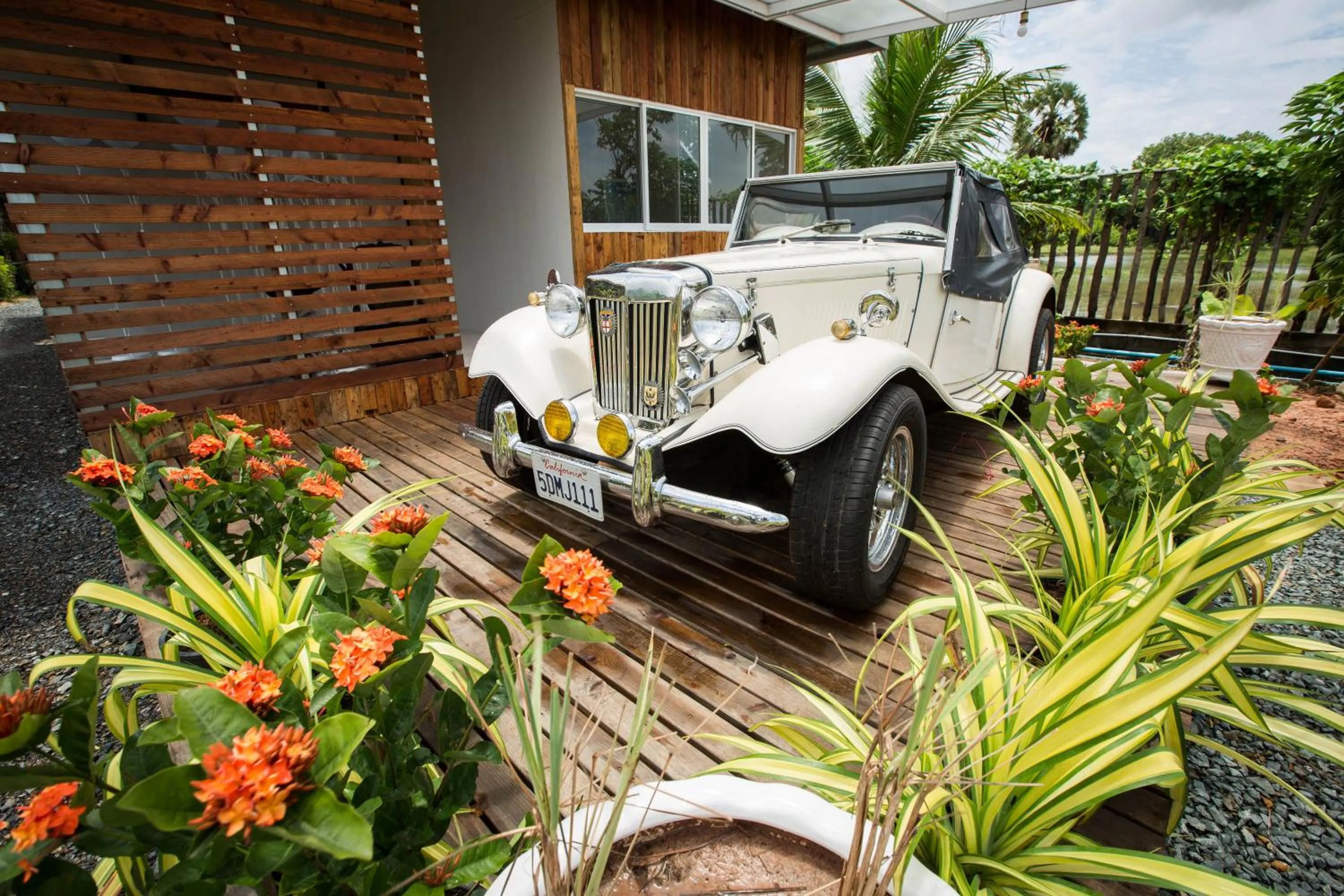 Patio in Kampot River Residence