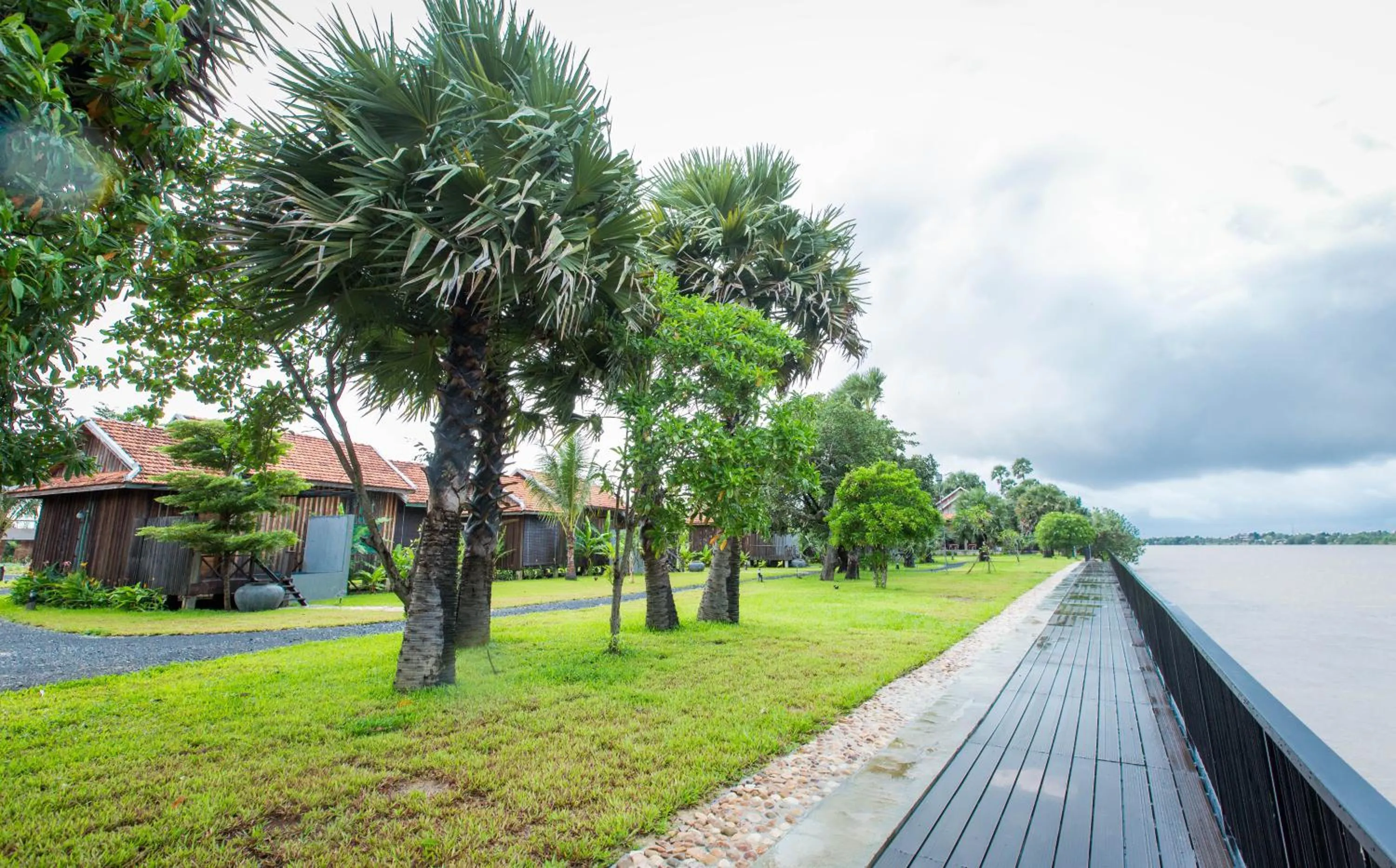 Patio in Kampot River Residence