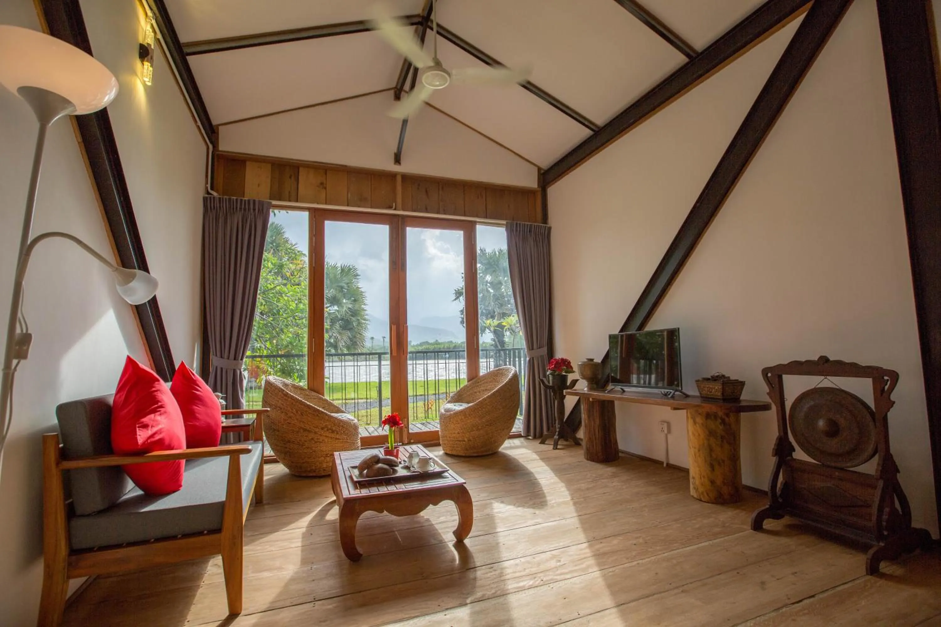 Living room in Kampot River Residence