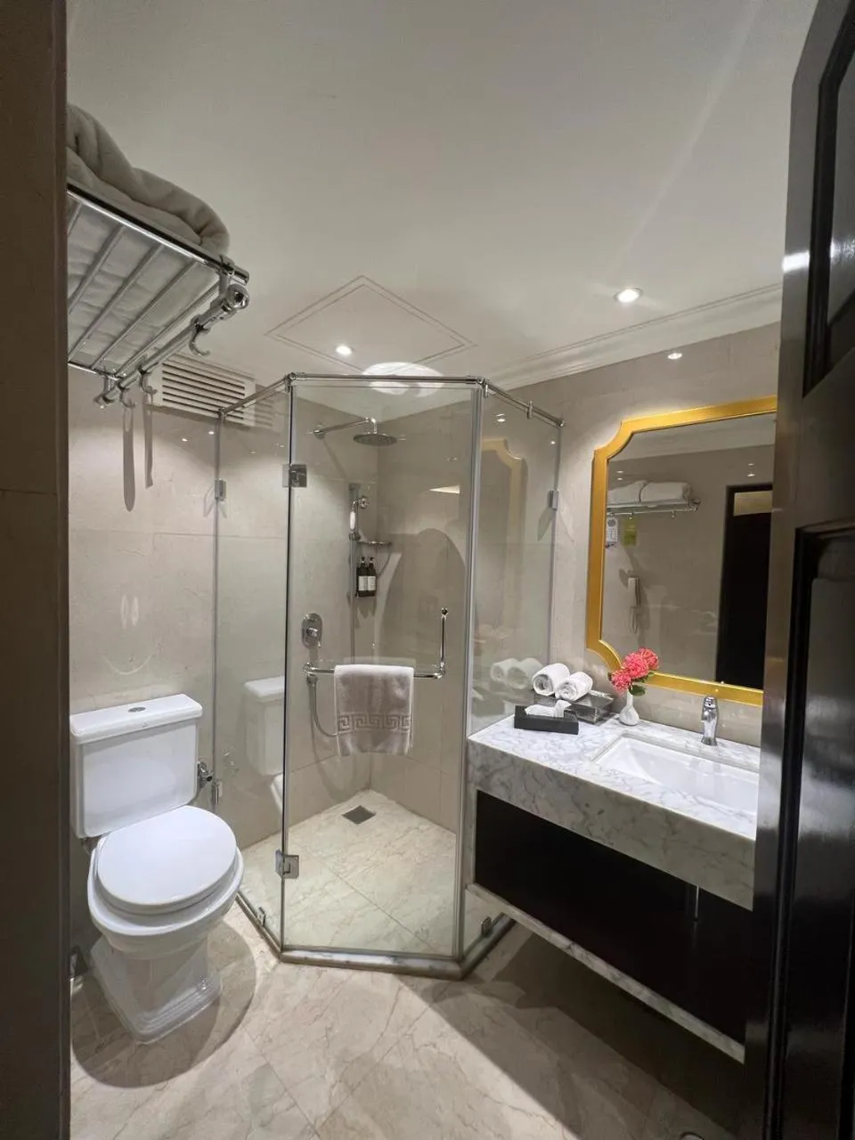 Bathroom, Bed in Royal Orchid Metropole Mysore